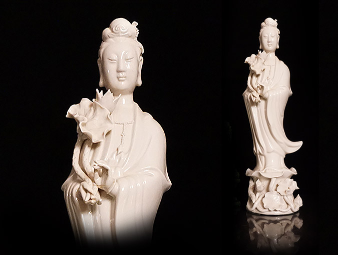 Buy or sell Asian artifacts. See this blanc de chien kuan yin at our La Jolla store