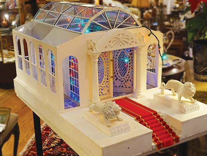 Image Of Miniature Replica Of “Hermitage”; One Of The Six Buildings Of The State Hermitage Museum In Saint Petersburg, Russia.
