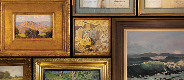 Image of assorted fine art at The Ark.