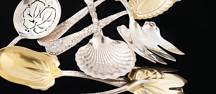 Image of assorted sterling items.