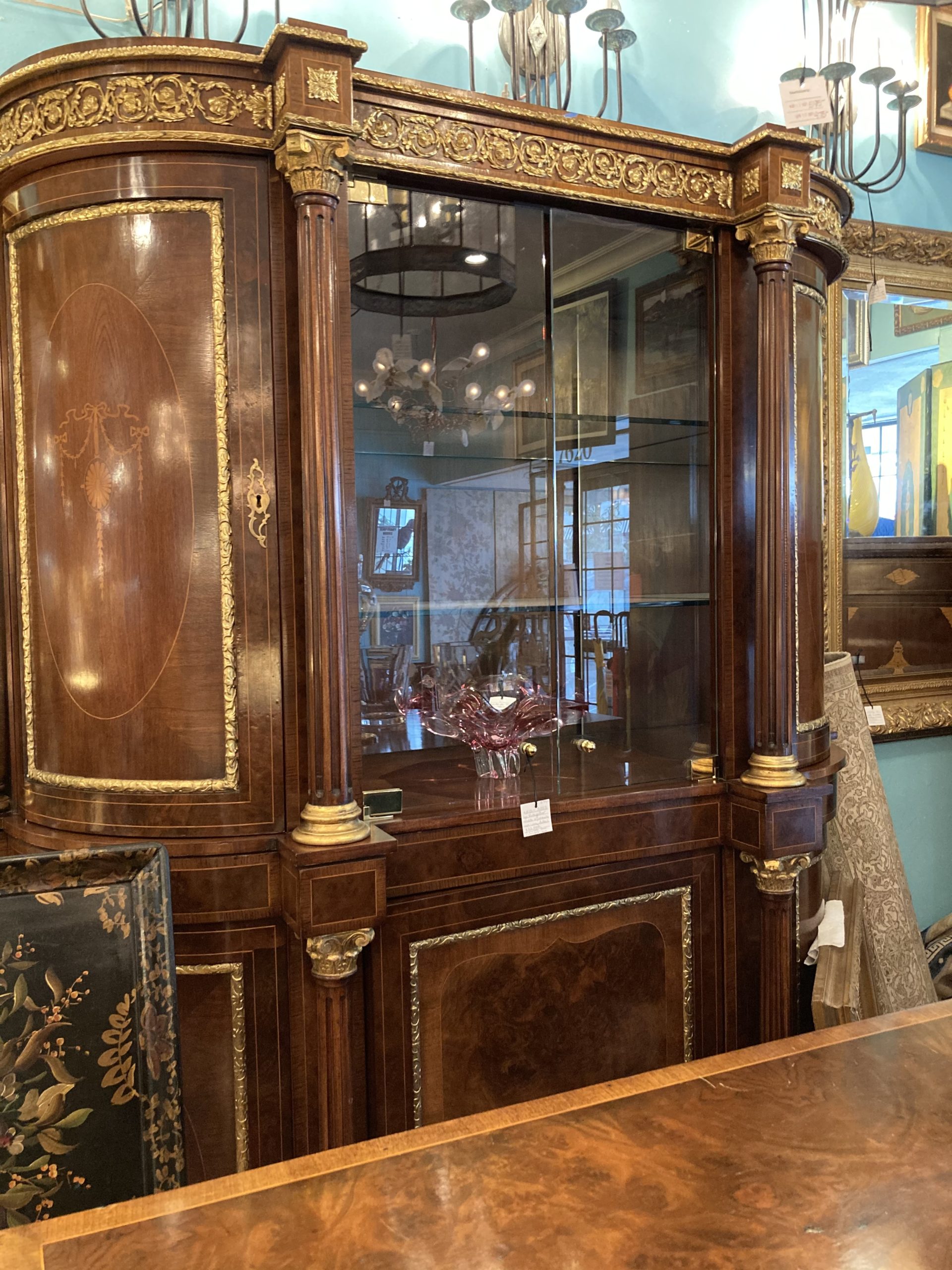 Biedermeier Display Cabinet