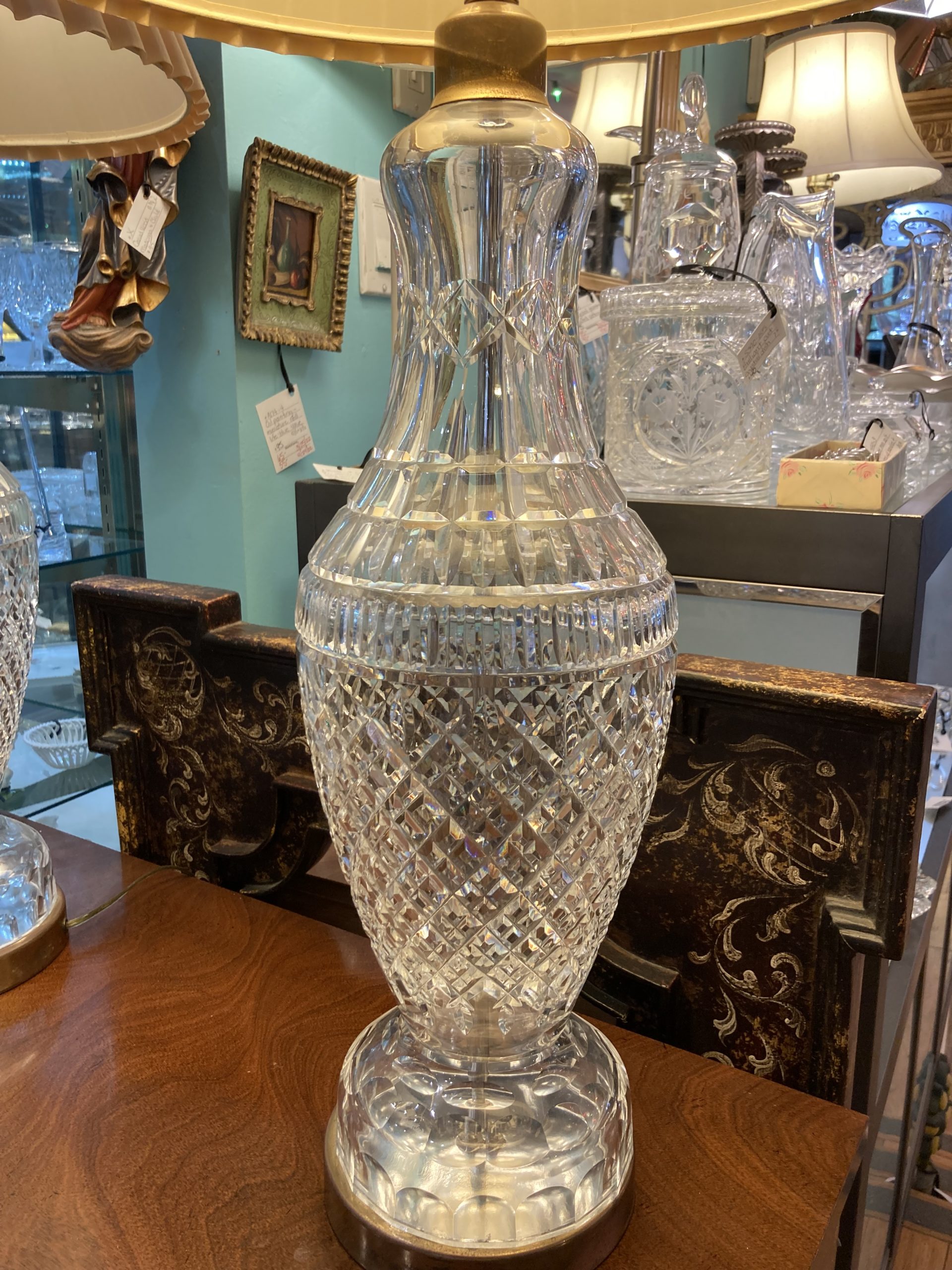 Waterford Vintage Crystal Lamps