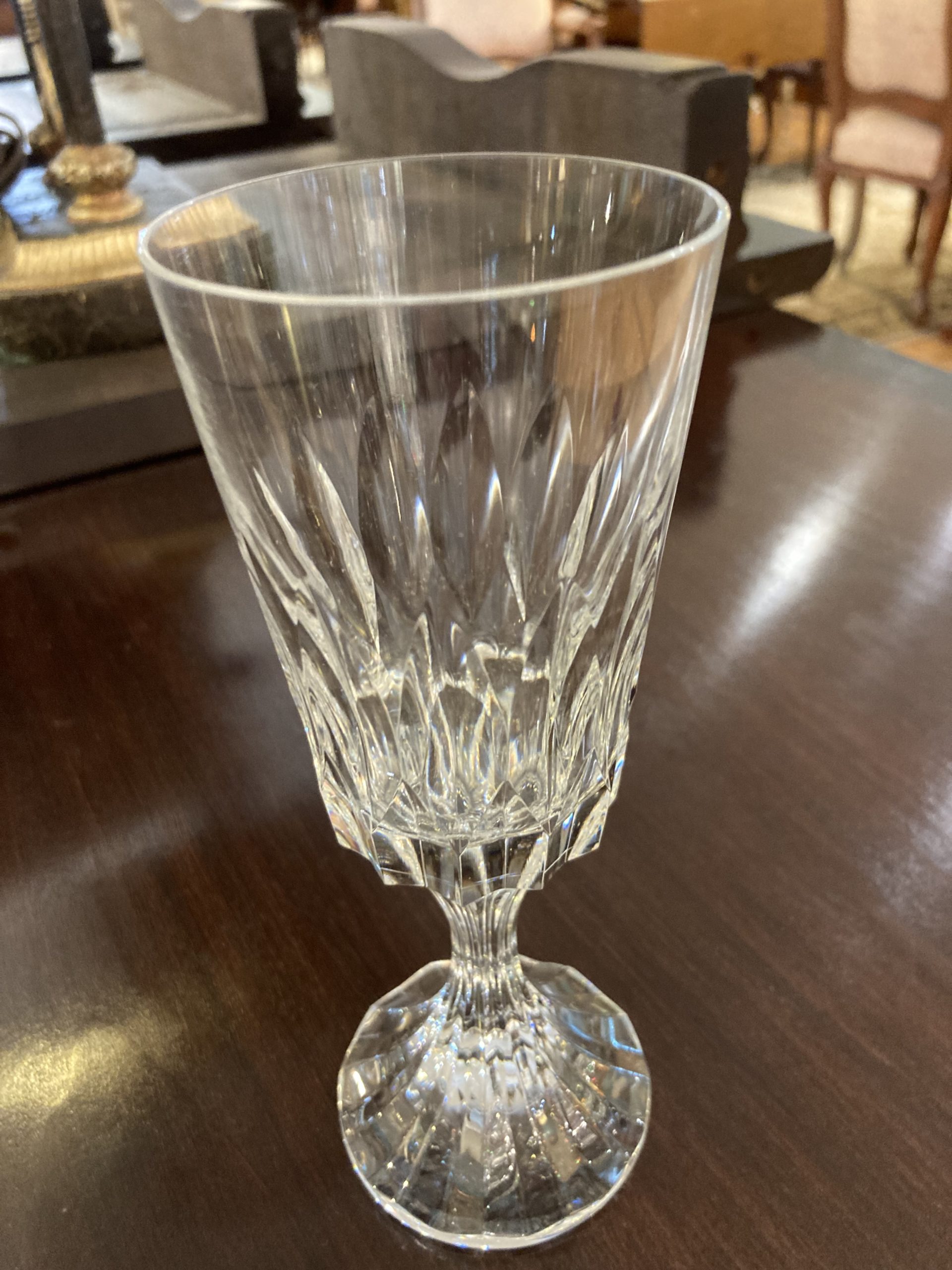 Baccarat DAssas Crystal White Wine Glasses