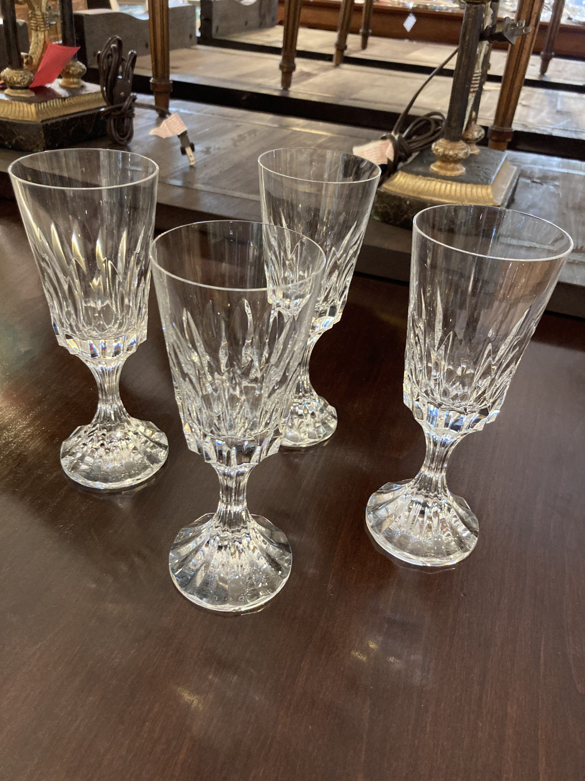 Baccarat D’Assas Crystal White Wine Glasses