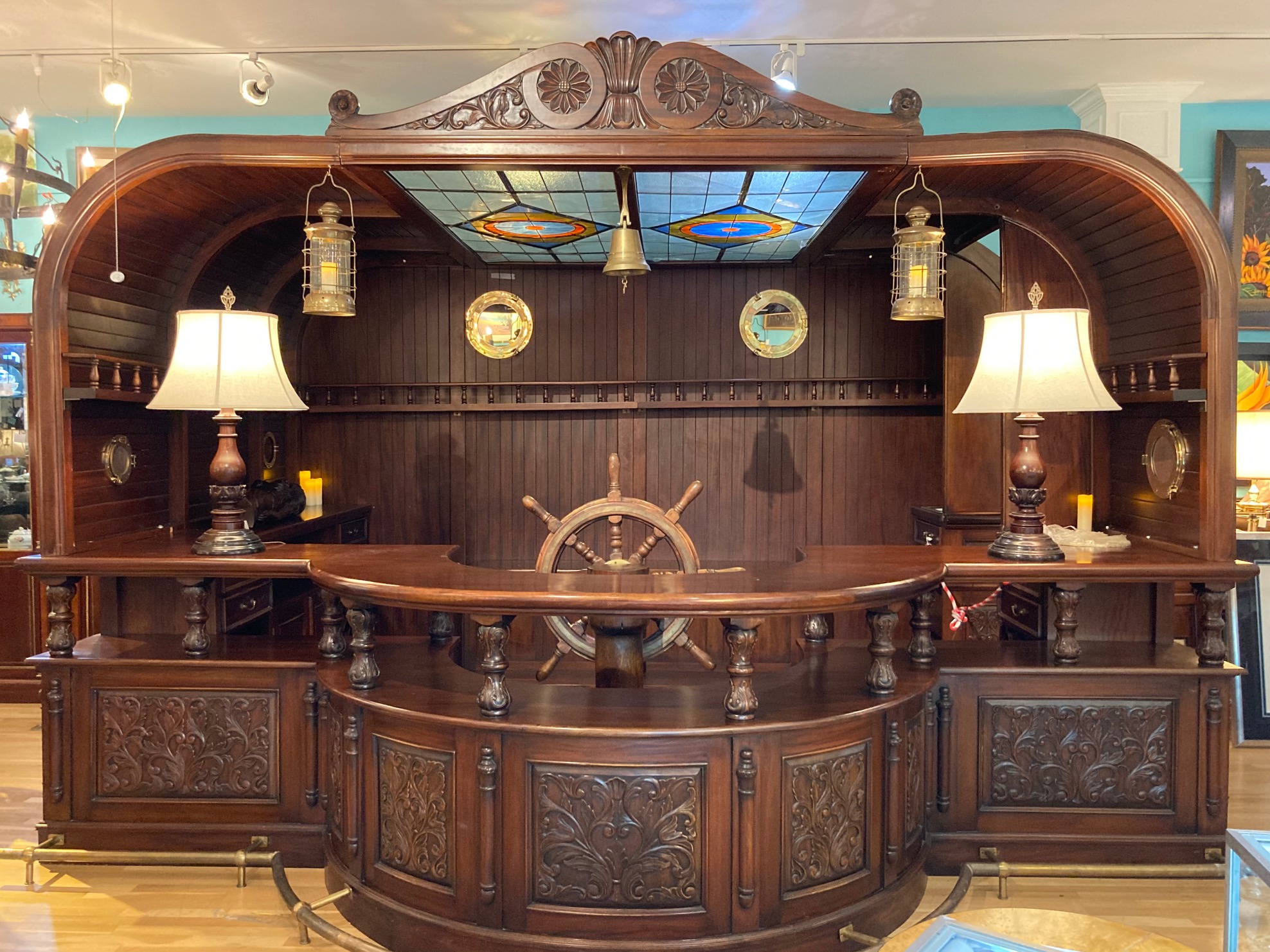 Mediterranean Pirate Ship Custom Bar