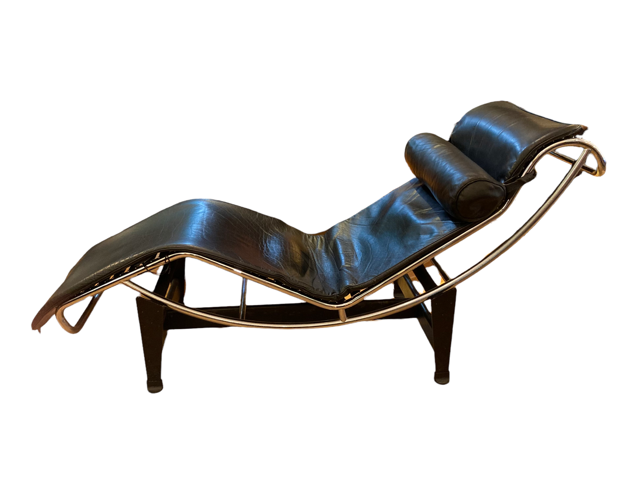 Vintage Le Curbusier Lc4 Chaise by Cassina