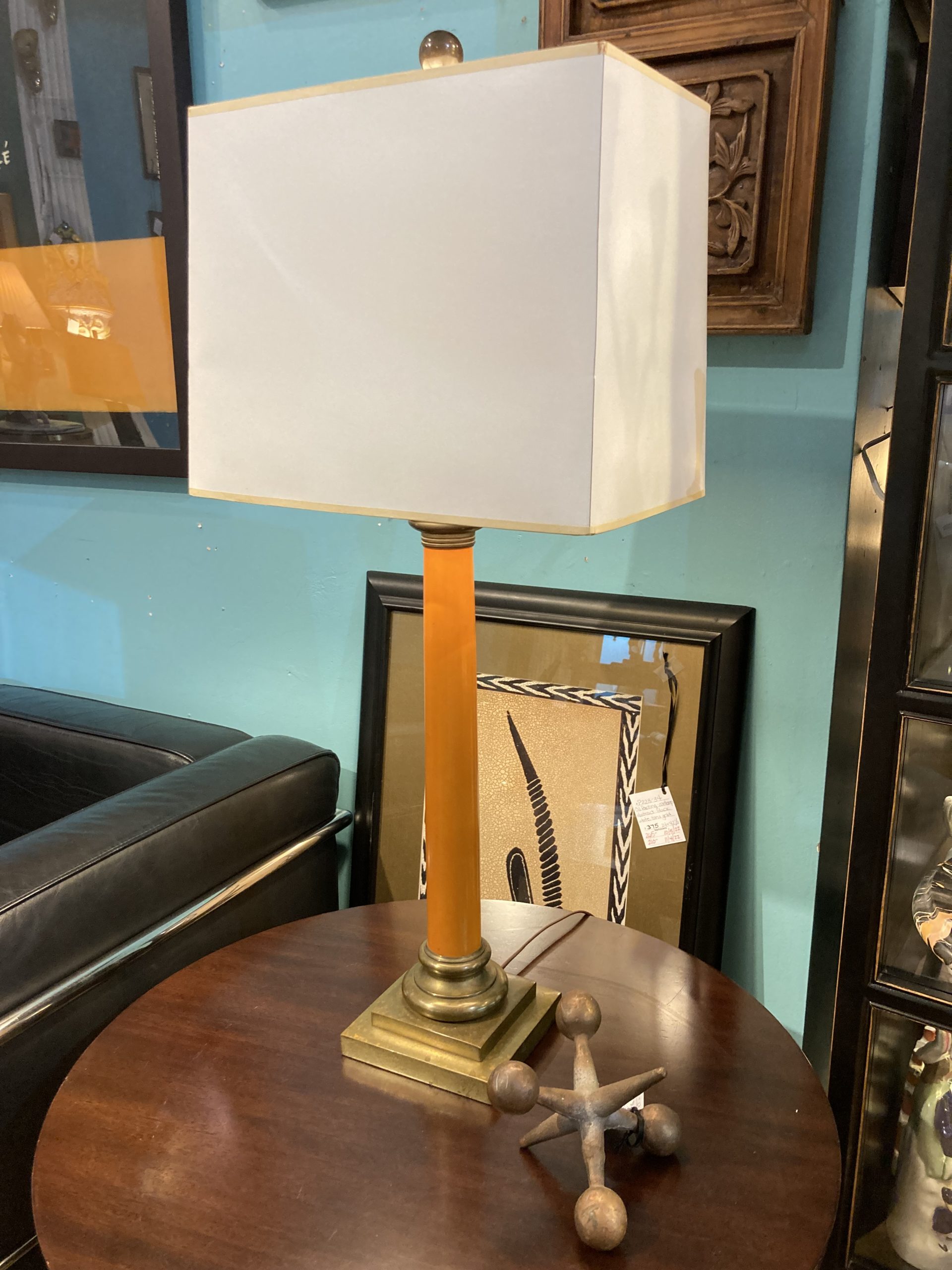 Vintage Abercrombie Fitch Column Lamps