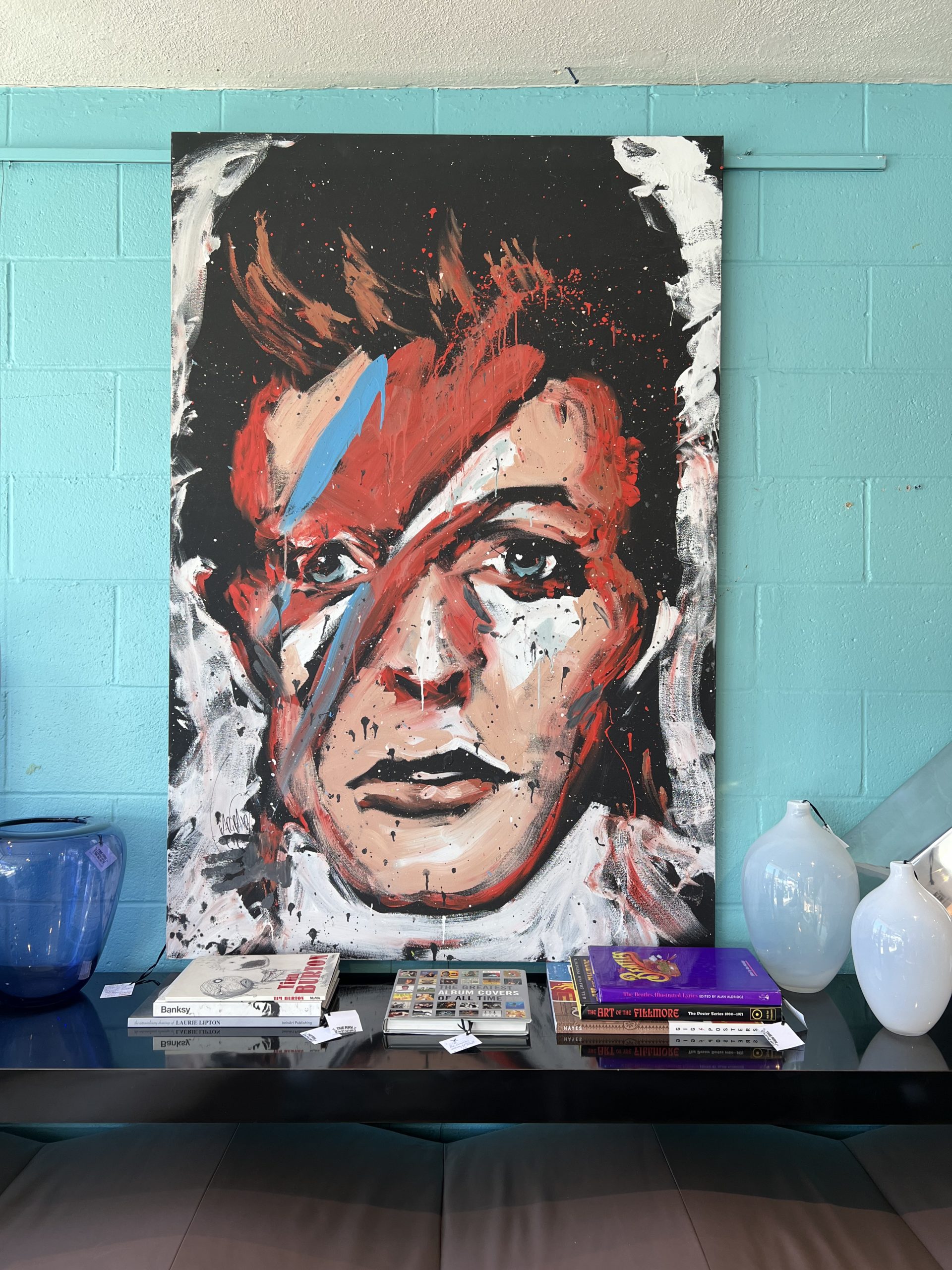 David Garibaldi Acrylic Painting David Bowie
