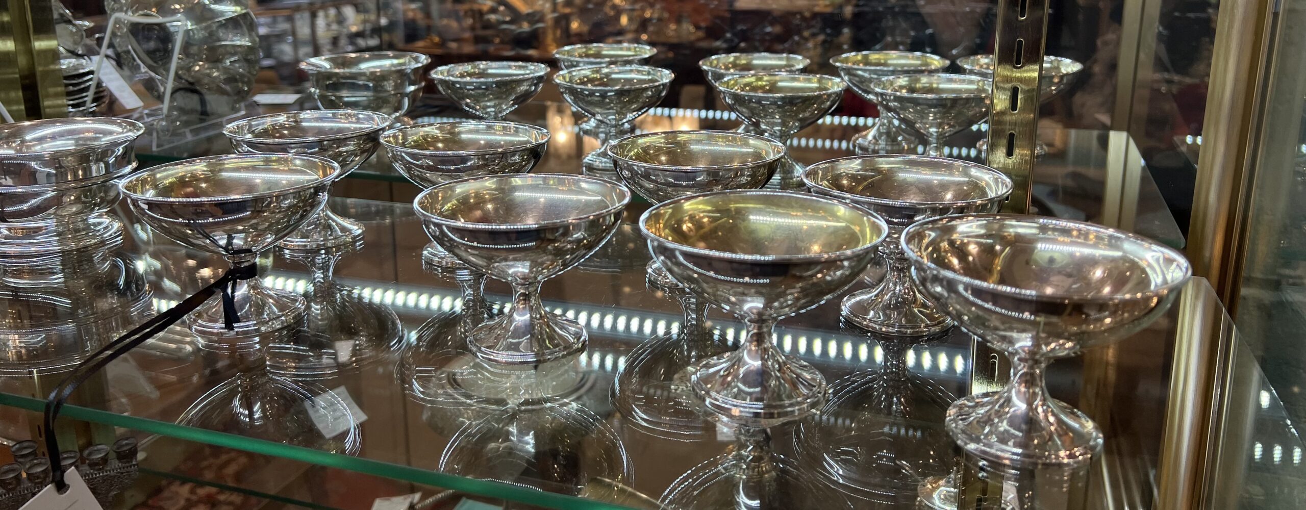 Alvin Sterling Silver Dessert Cups