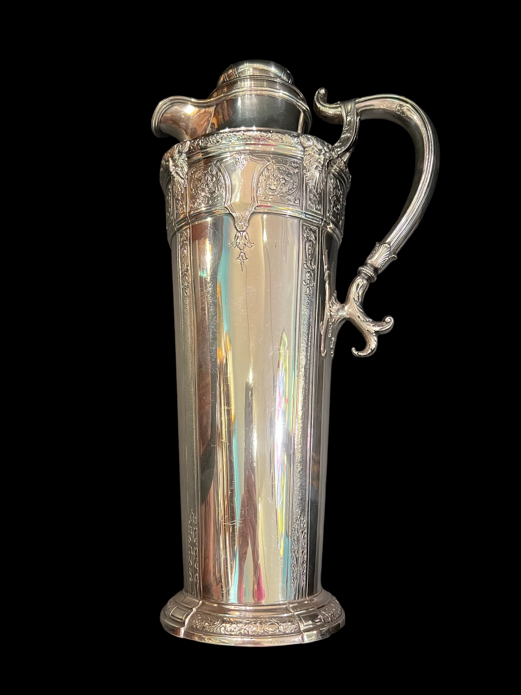 Gorham Florenz Sterling Cocktail Shaker Rare Antique