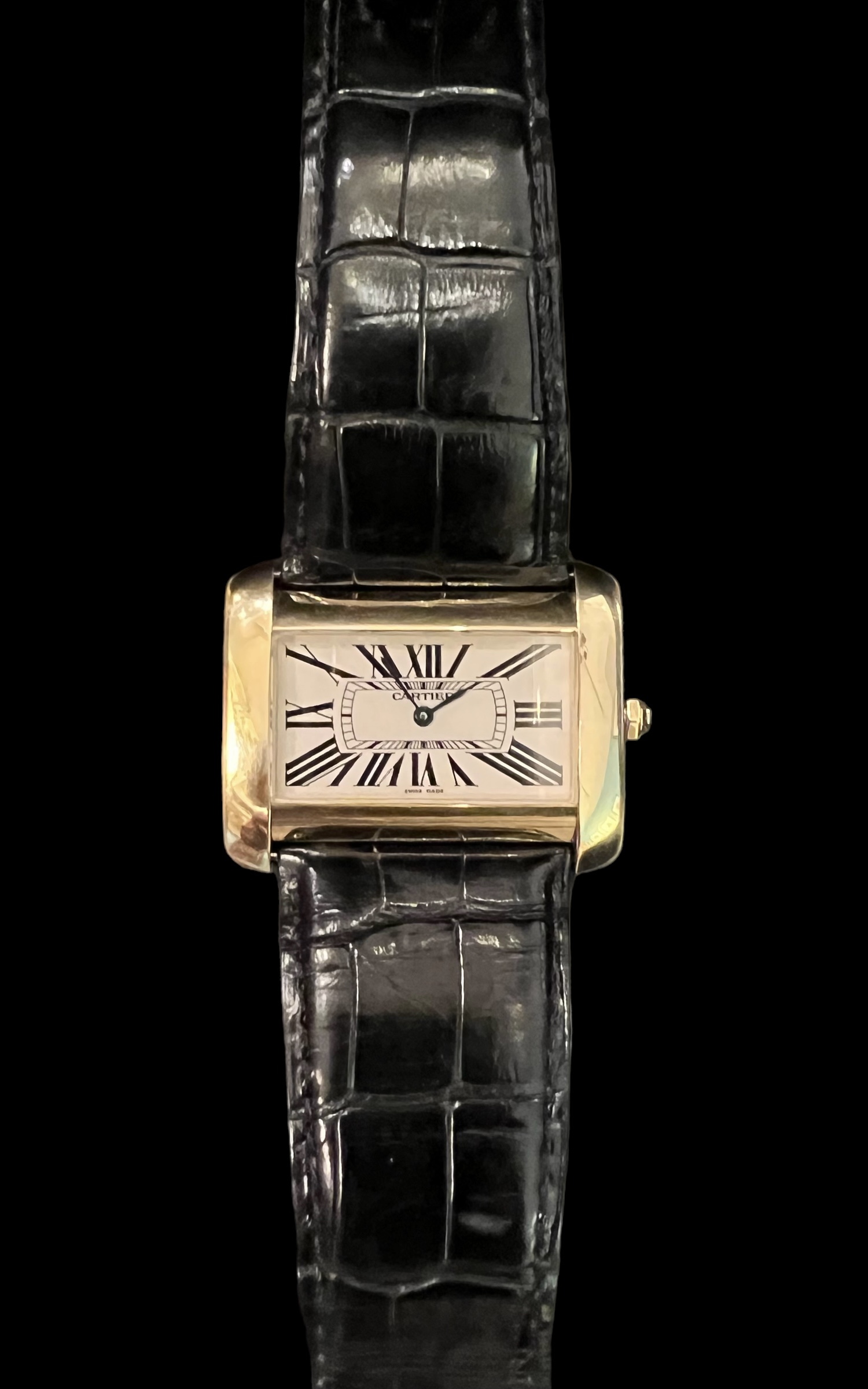 Cartier Divian Tank Watch 18k
