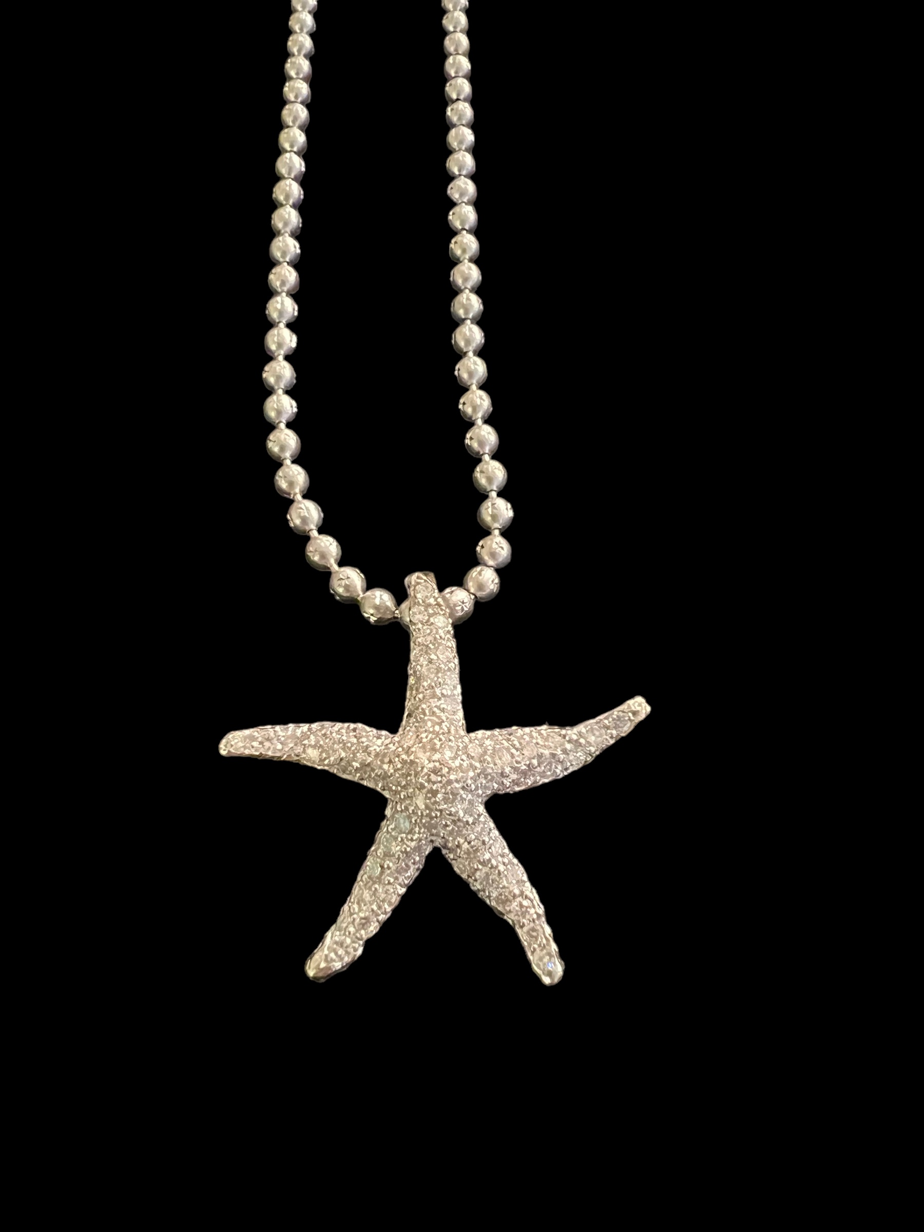 Diamond Sea Star Necklace