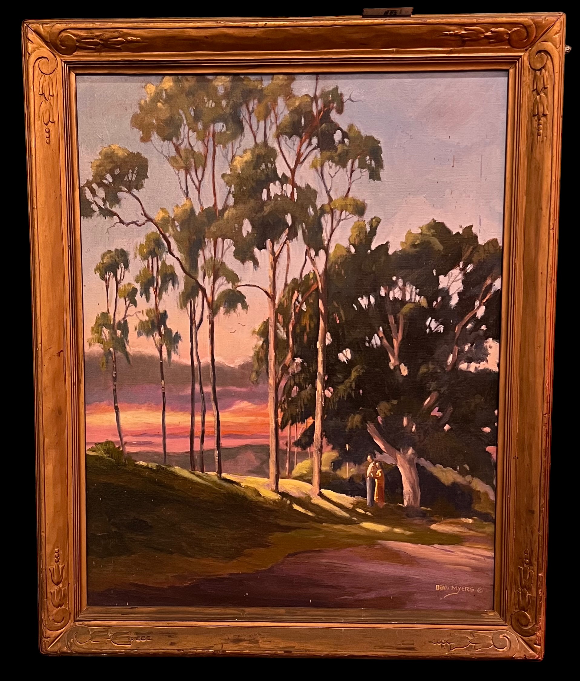 Dean Myers Sunset Through Eucalyptus
