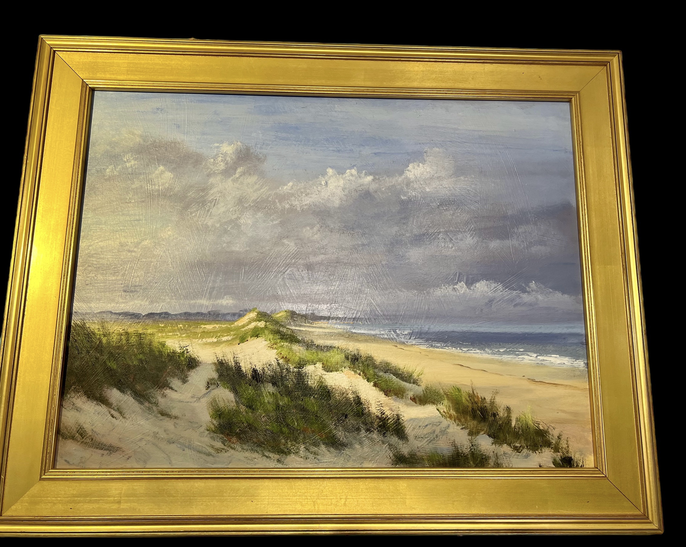 Coastal Art Dunes Oil Painting