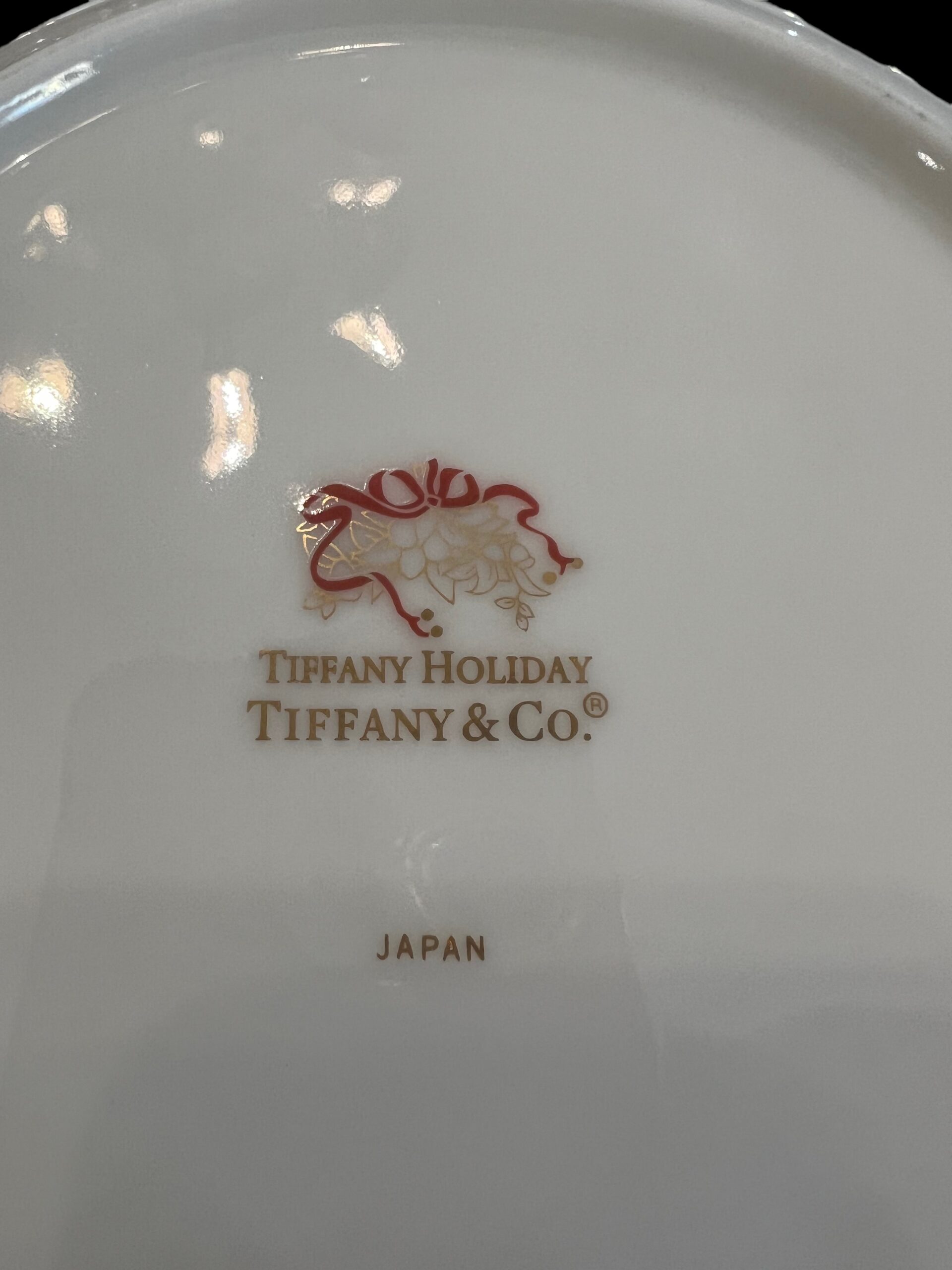 Tiffany Holiday Salad Plates