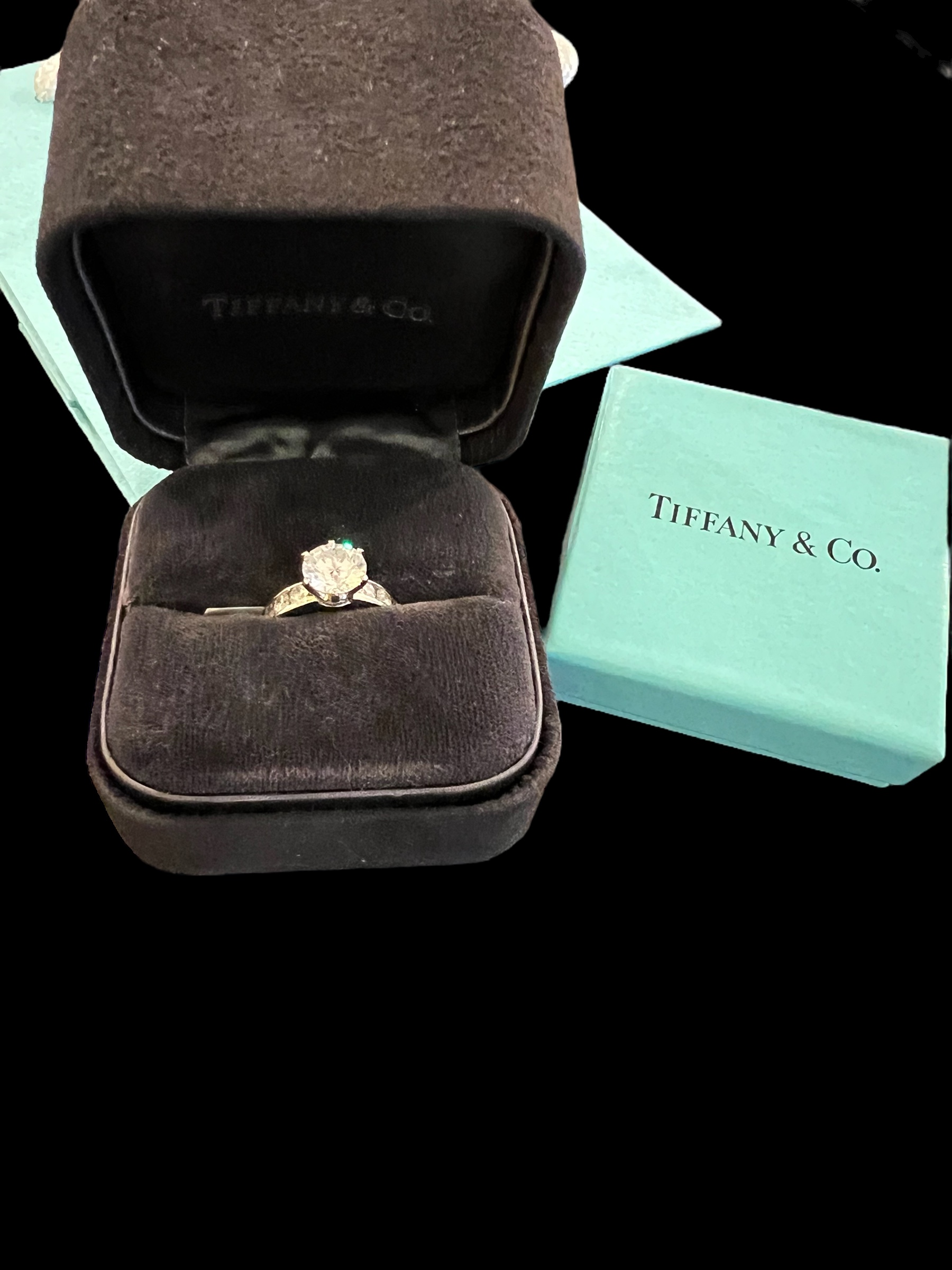 Tiffany Platinum Diamond Engagement Ring