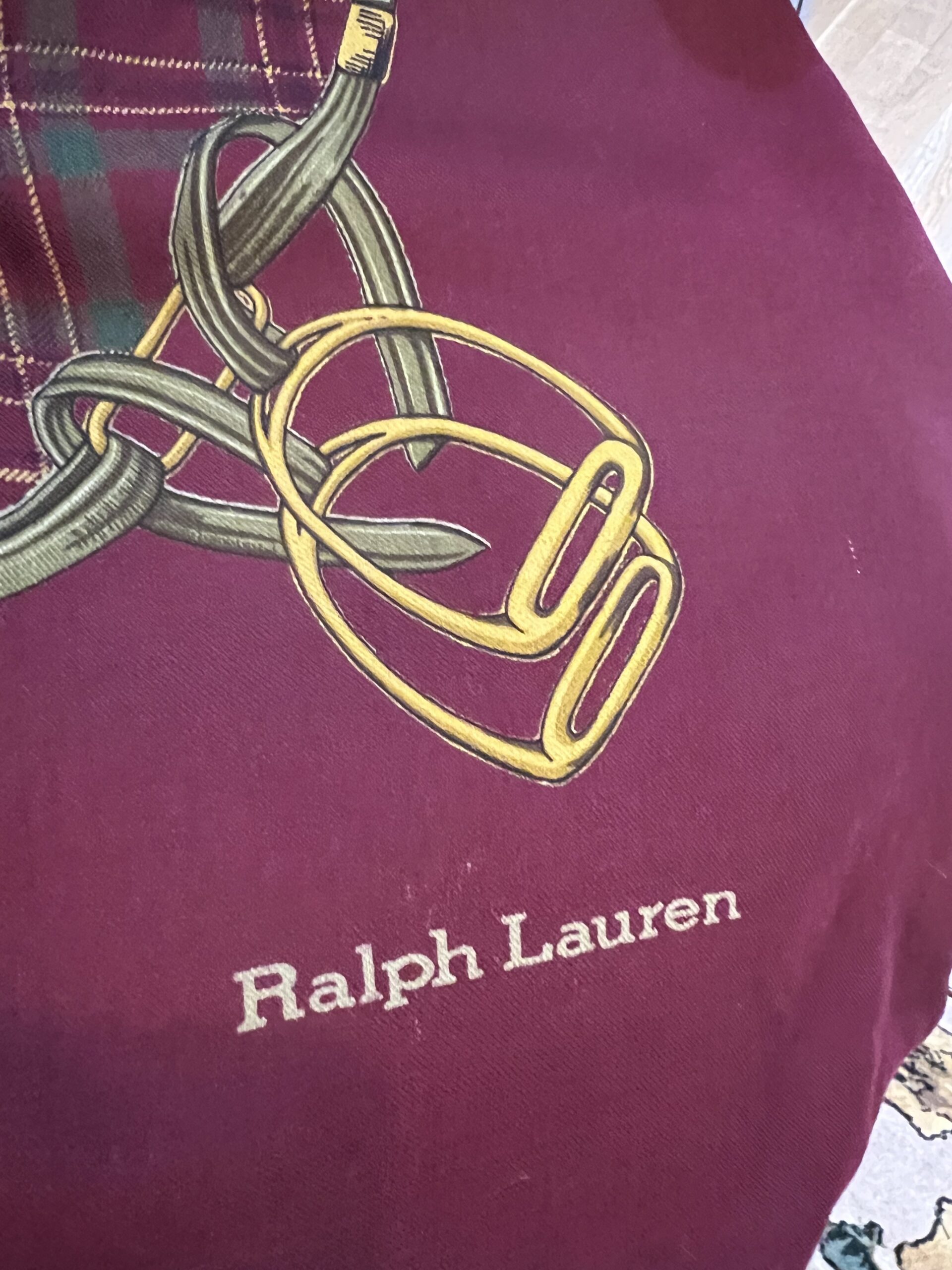 Vintage Ralph Lauren Thoroughbred Throw