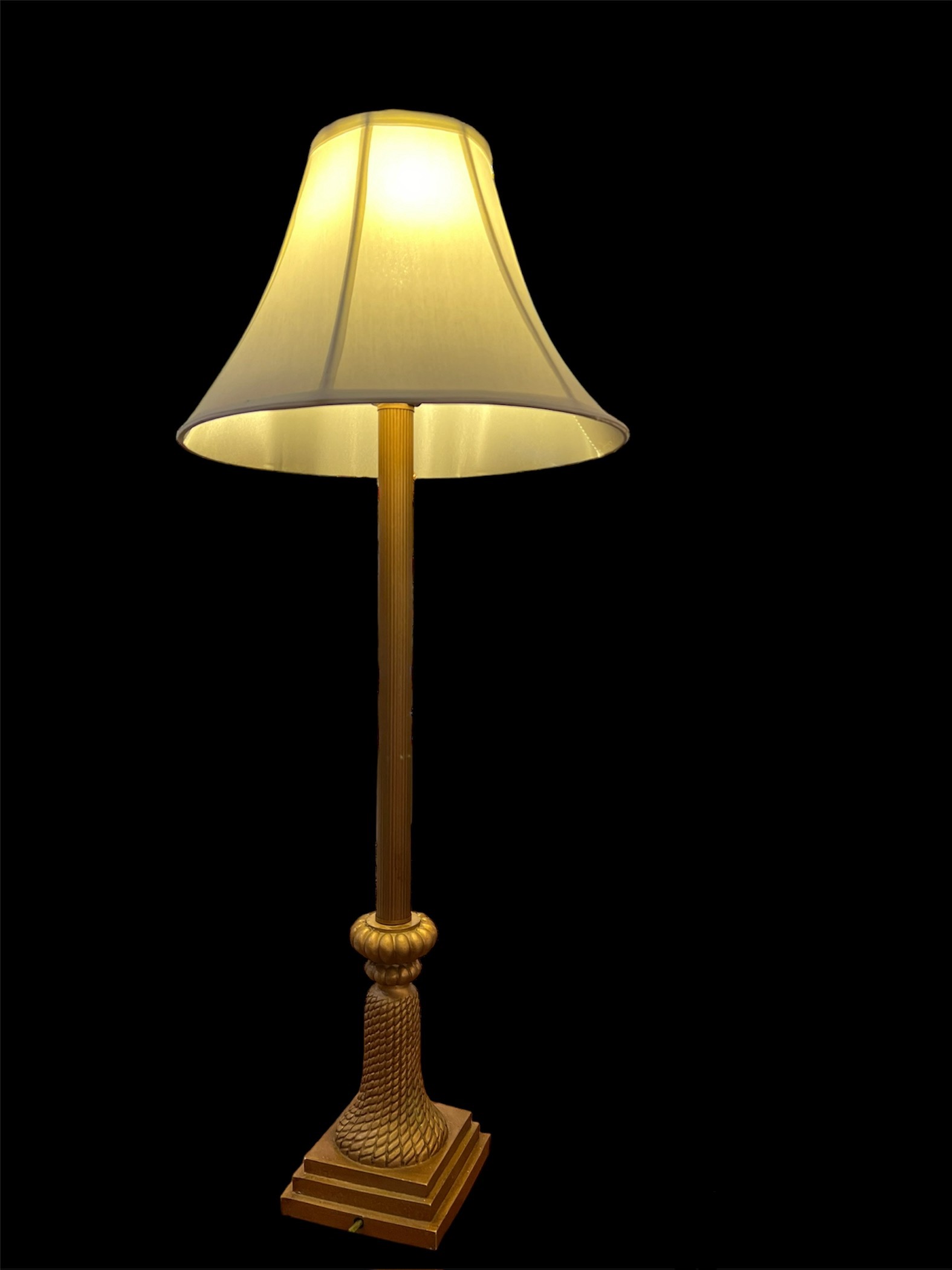 Gold Candlestick Buffet Lamps