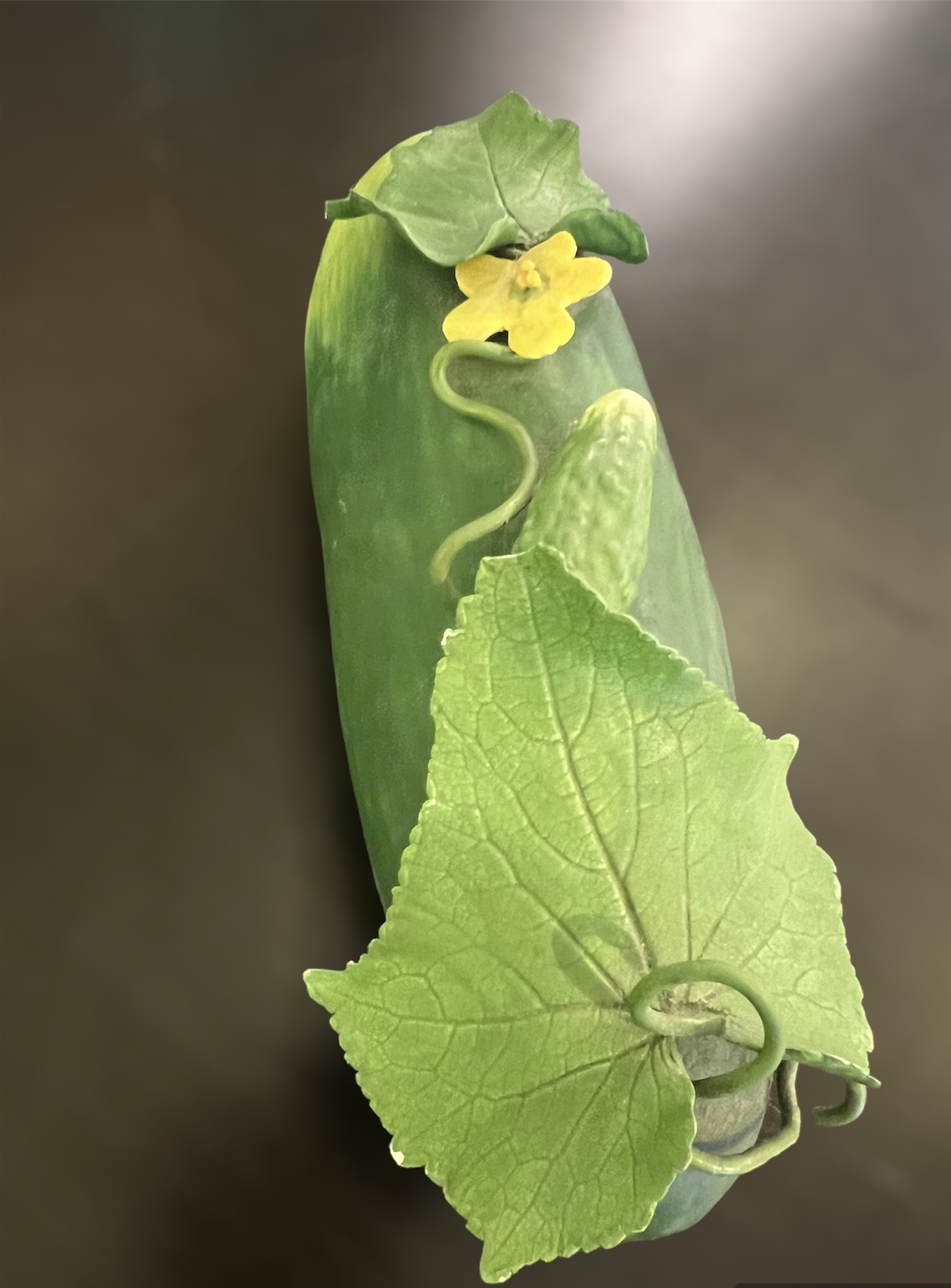 Mary Kirk Kelly Ceramic Cucumber