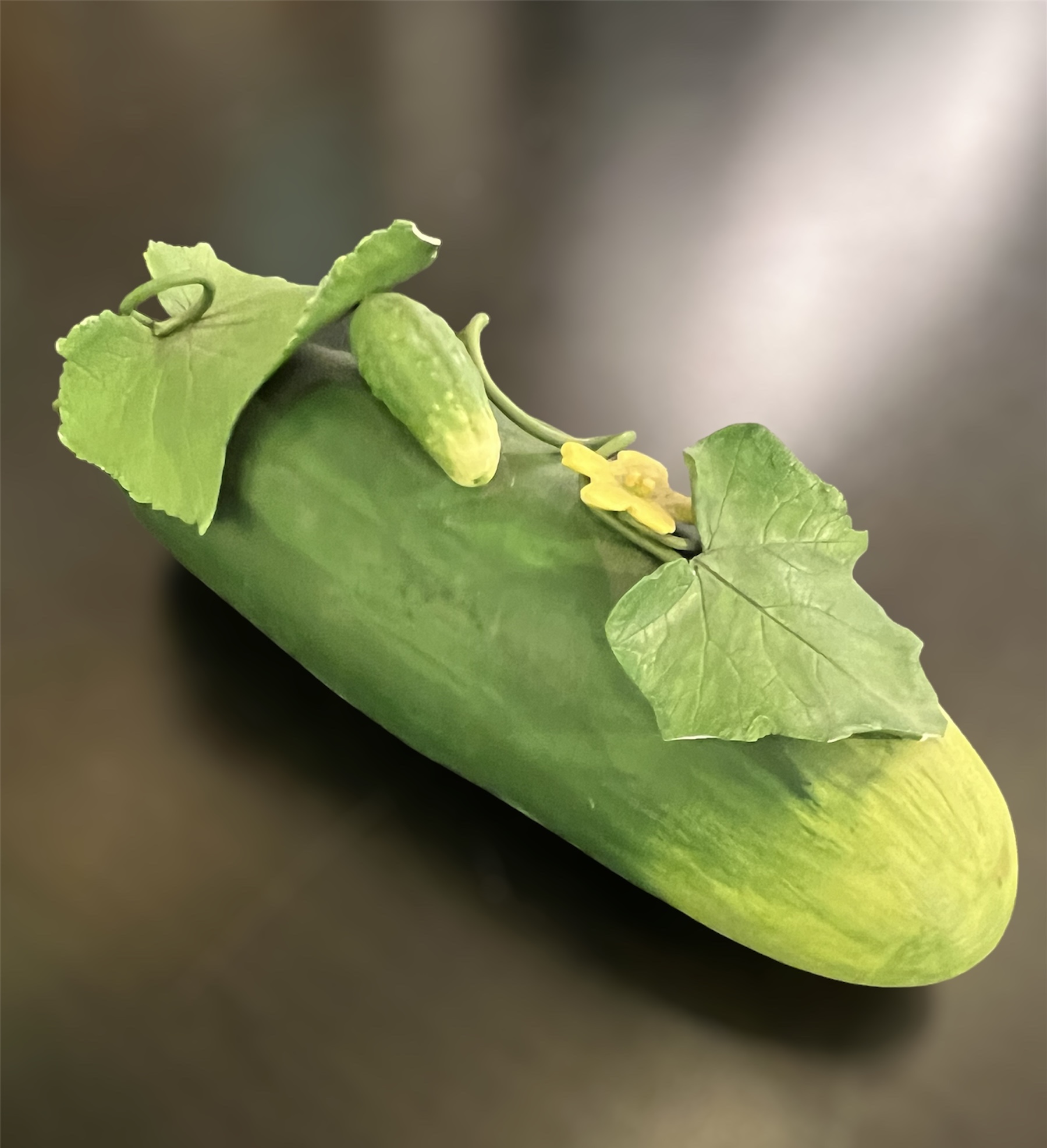 Mary Kirk Kelly Ceramic Cucumber