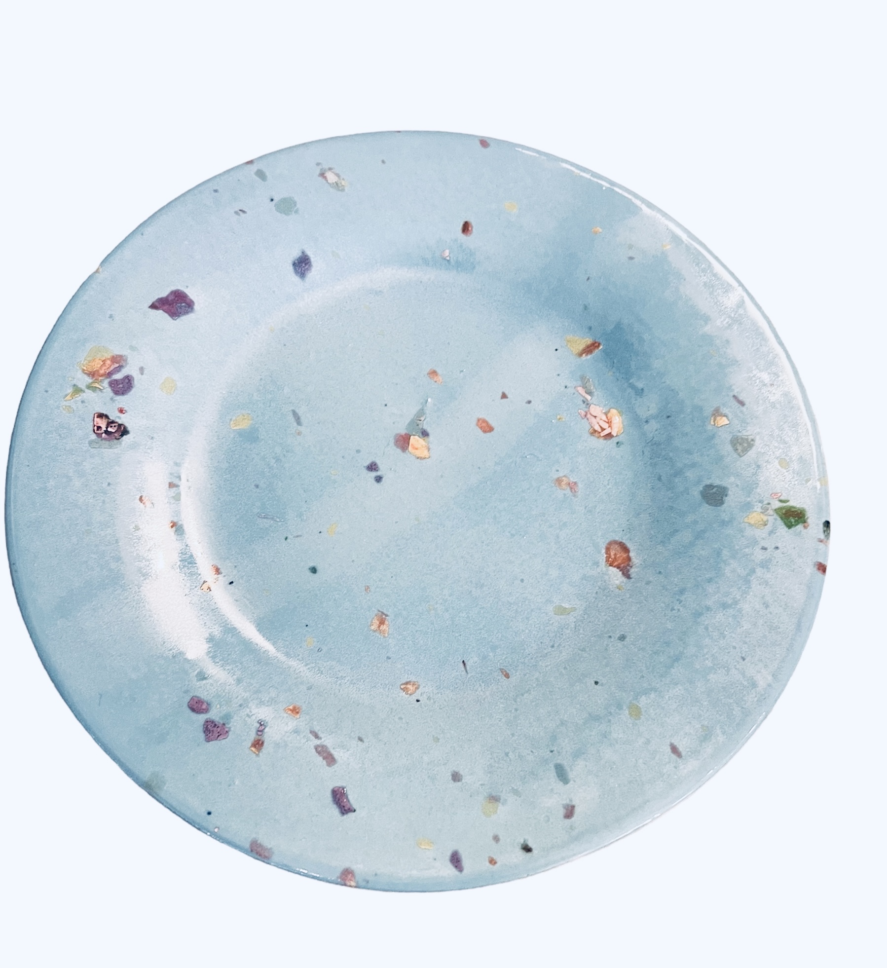 Blue Confetti Pottery Dinnerware