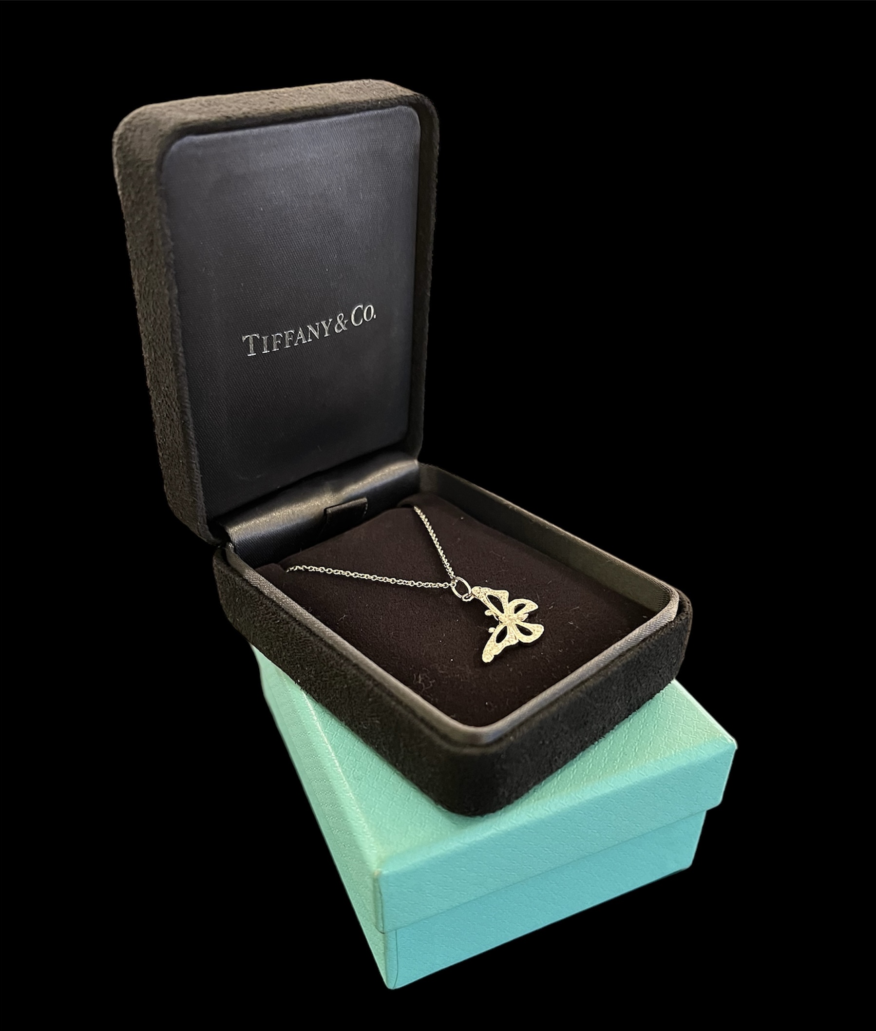 Tiffany Butterfly Diamond Necklace