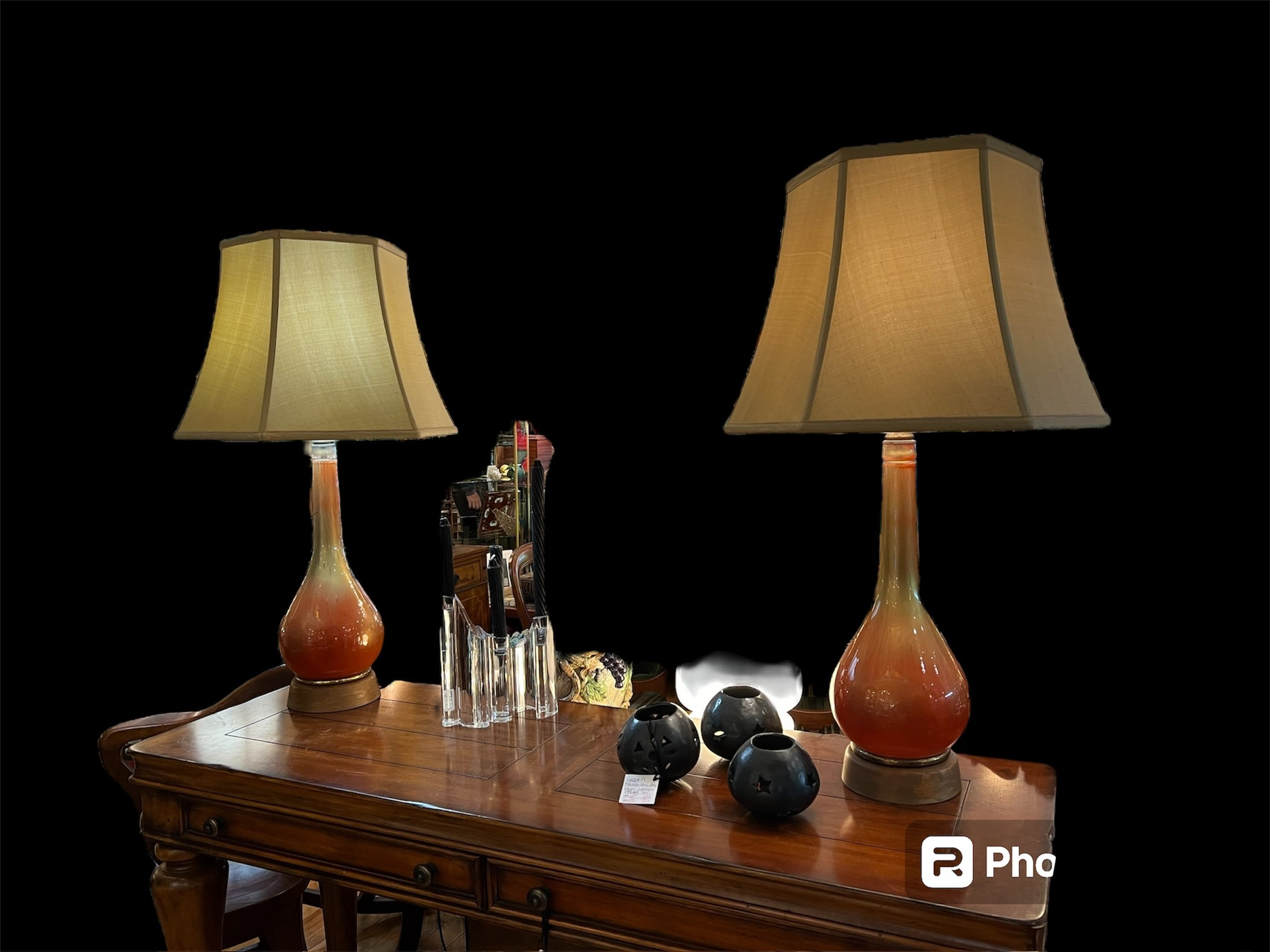 Midcentury Murano Glass Lamps