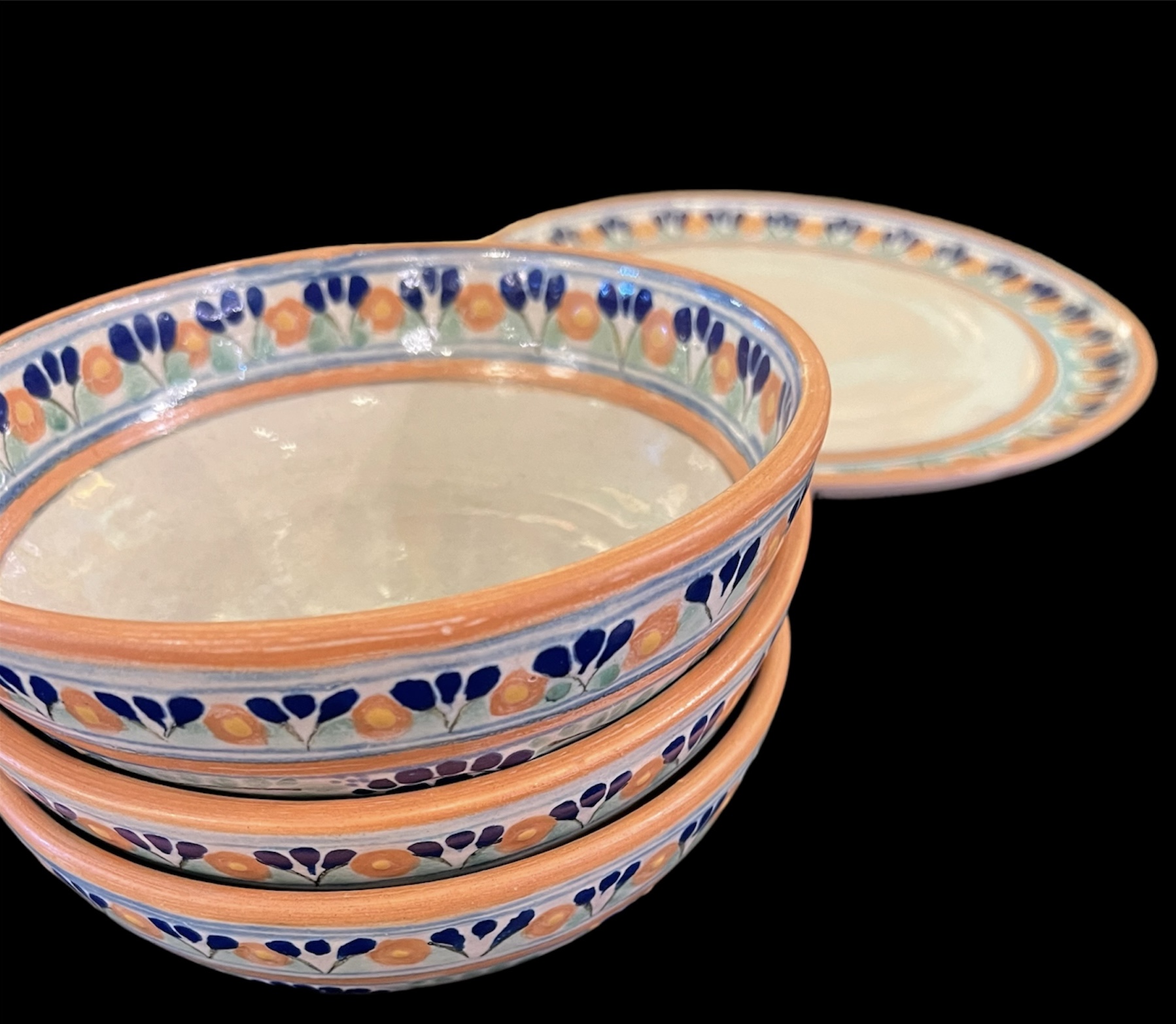 Talavera Terracotta & Blue Dinnerware