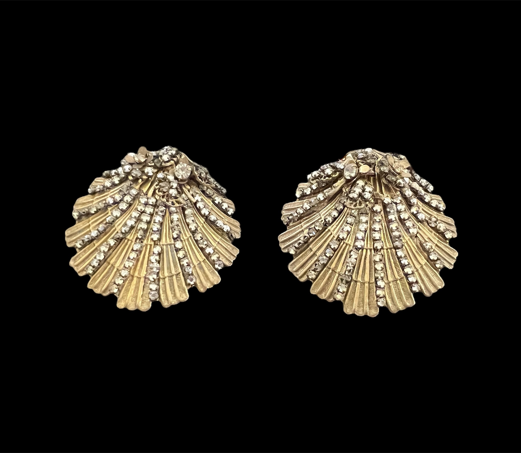 Miriam Haskell Shell Earrings