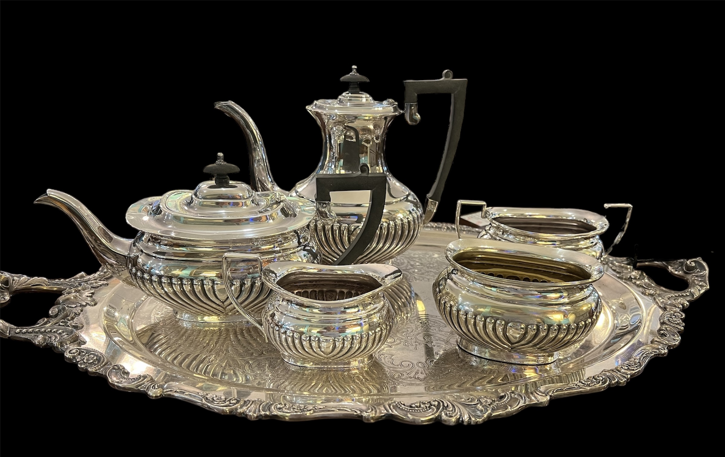 Vintage English Silverplate Coffee Set