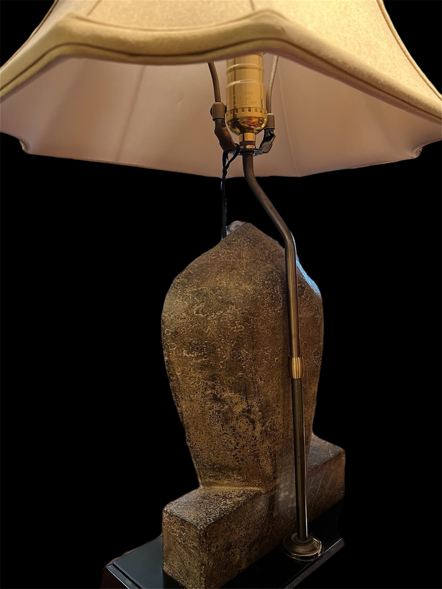 Chinese Metal Buddha Lamp