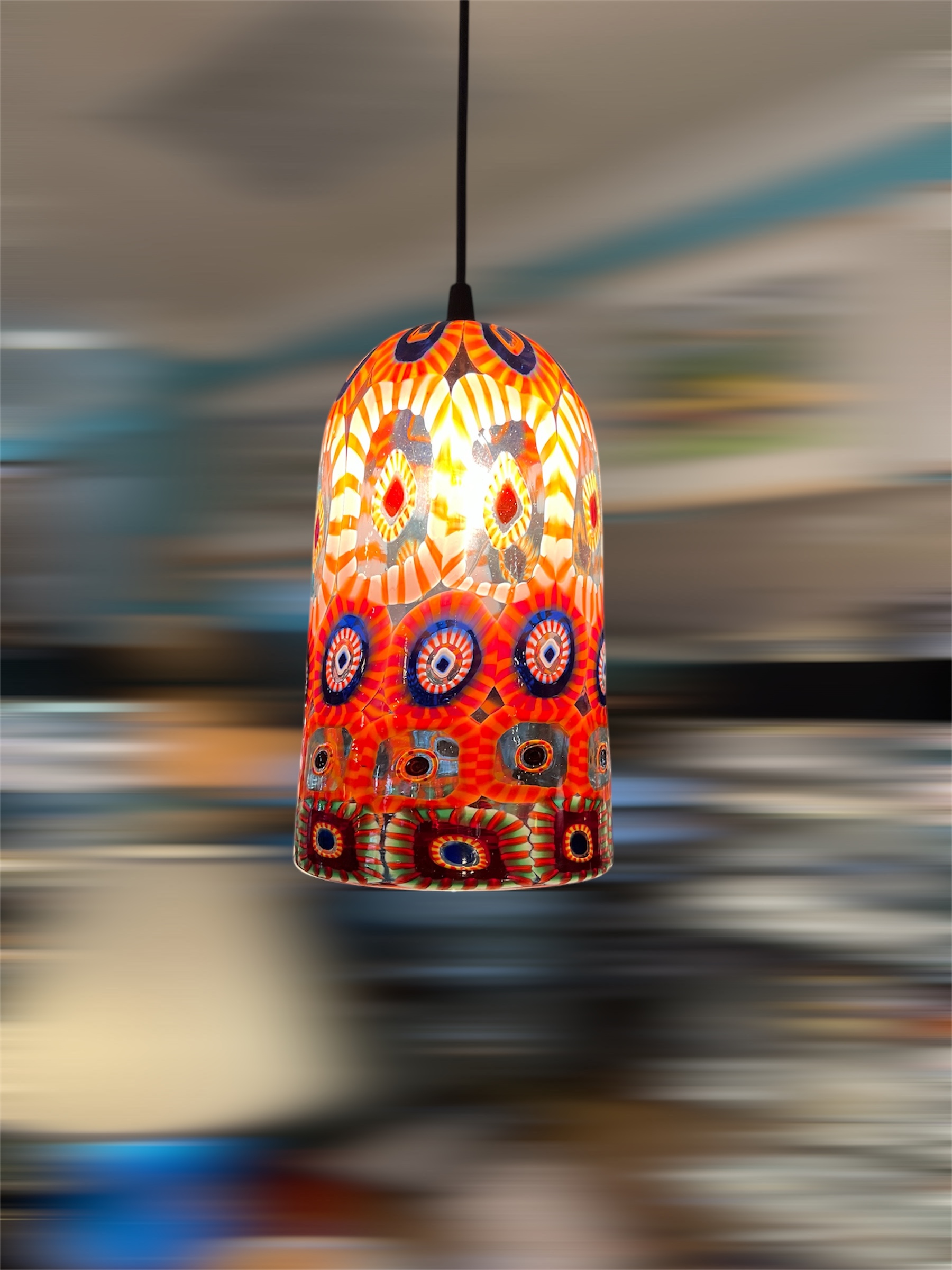 Murano Fromentello Glass Pendant Light