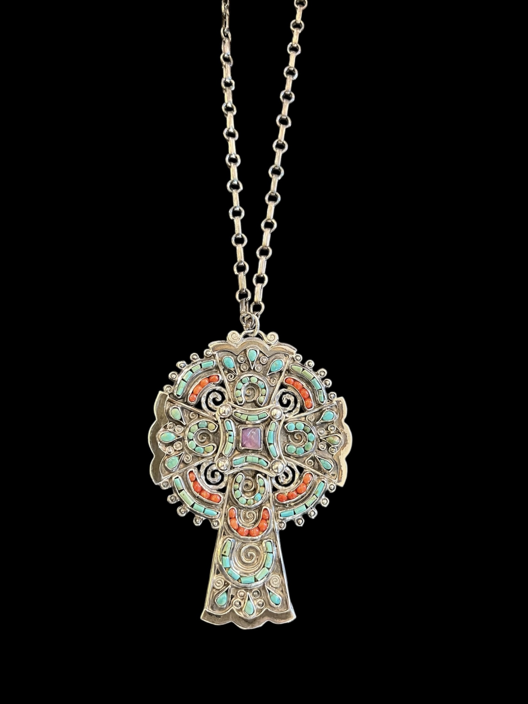 Vintage Matilde Poulat Sterling Cross