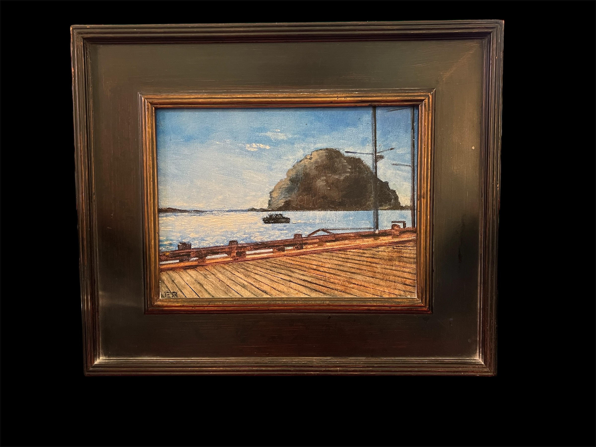 Ed Roxburgh Morro Rock Oil Painting