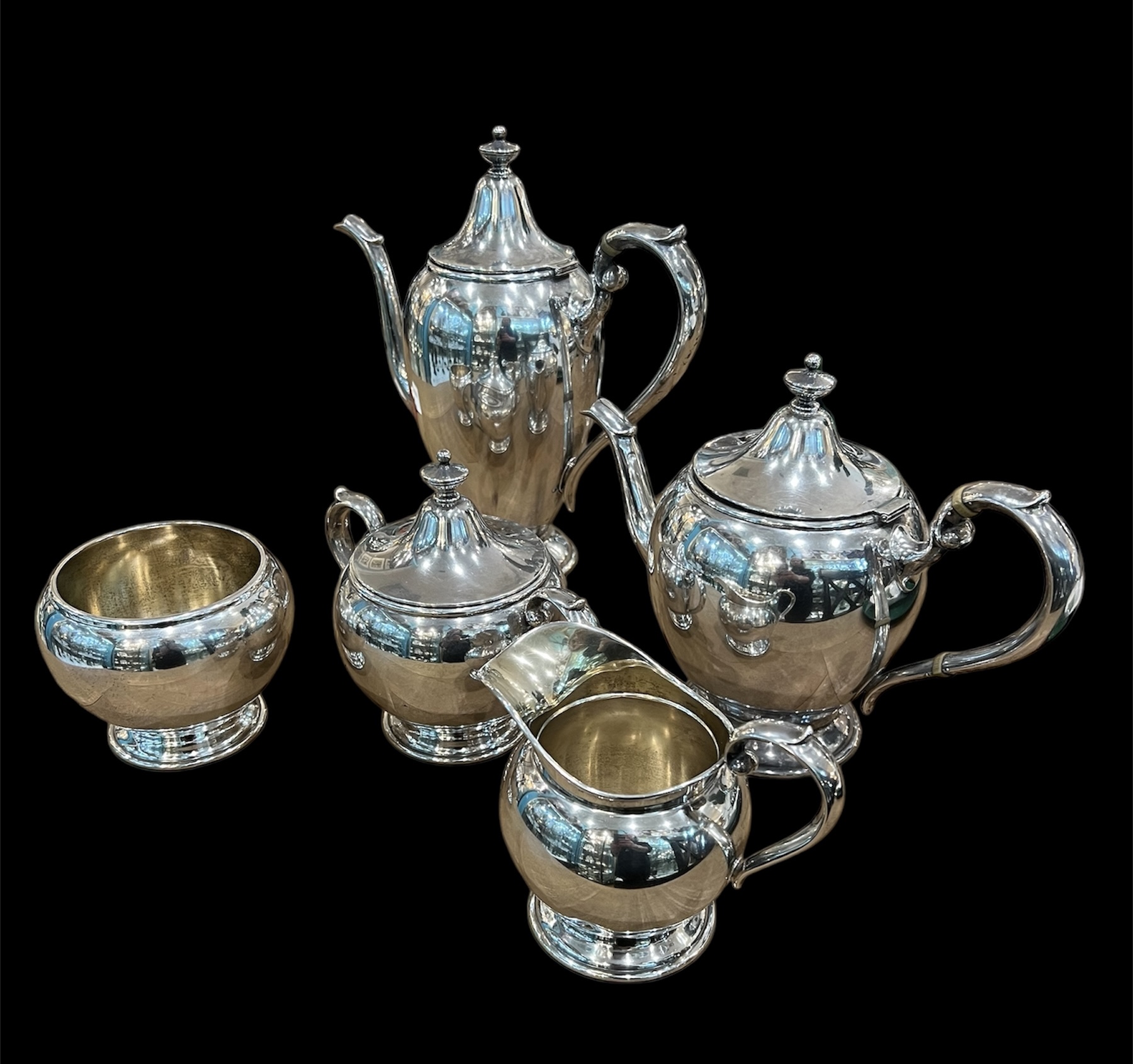 Gorham Puritan Sterling Tea Service