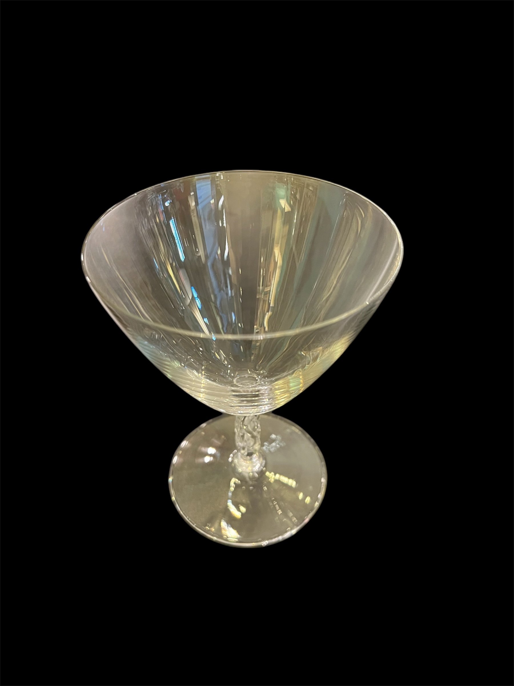 Lalique Geubwiller Wine Glasses