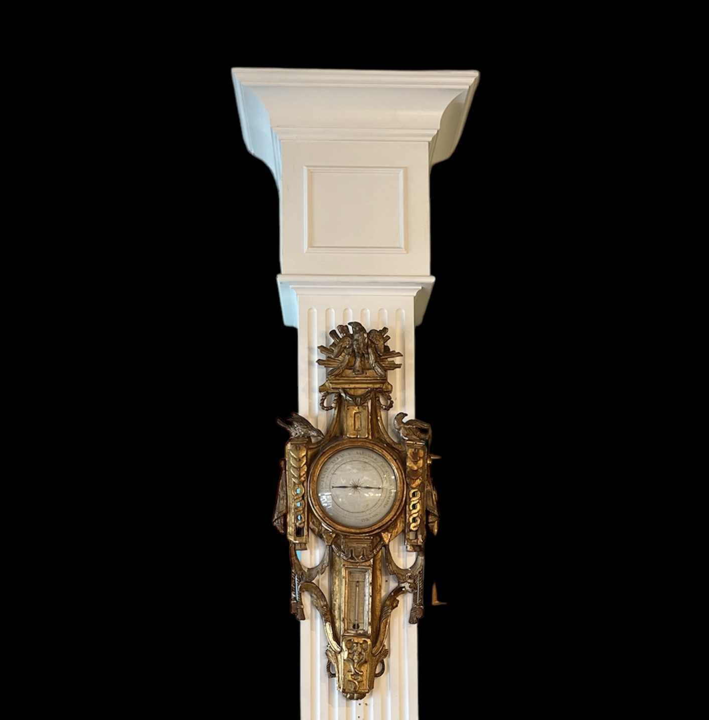 Antique French Carved Gilt Barometer