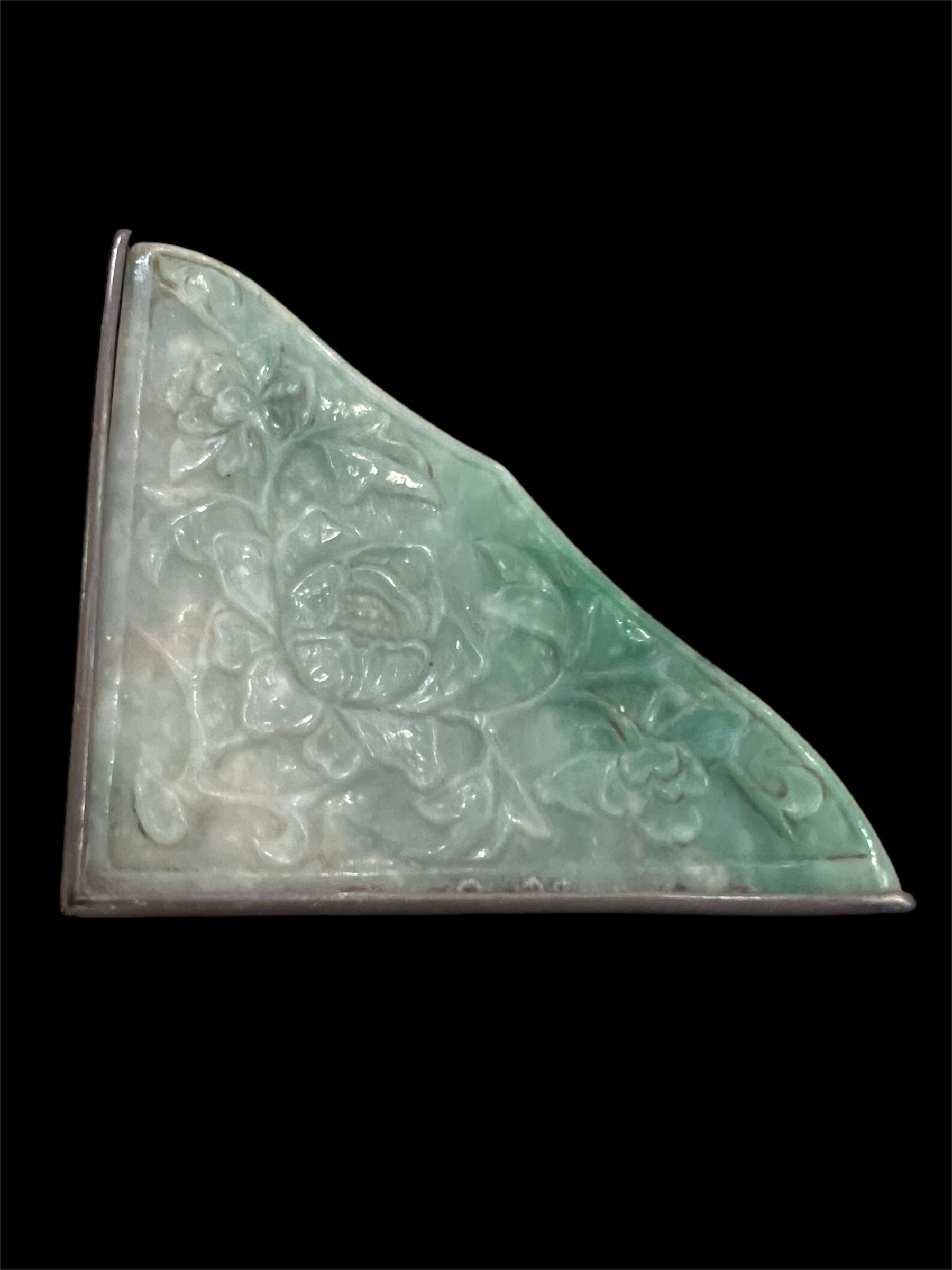 Antique Jade Accent Desk Blotter