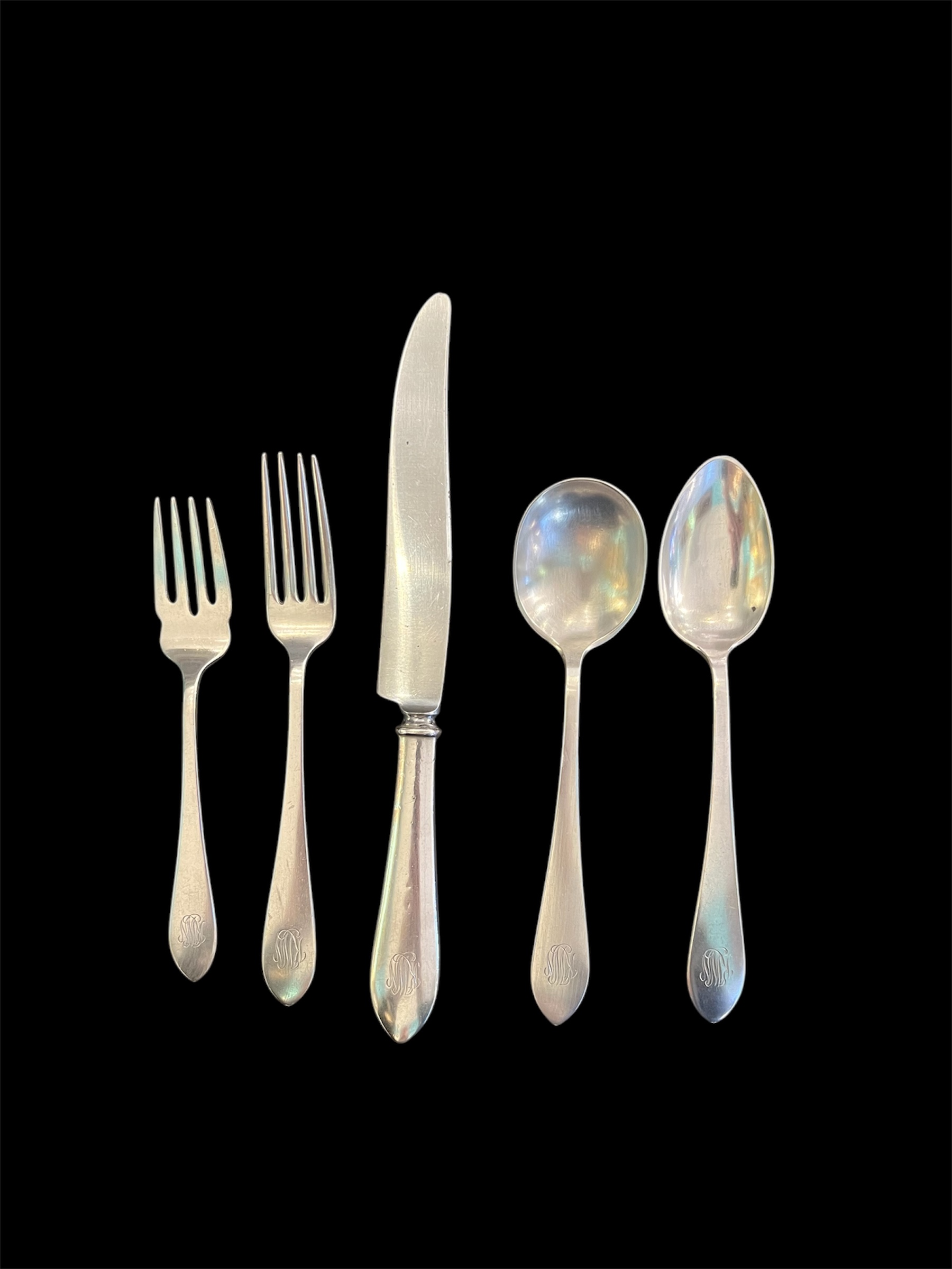 Lunt Antique Sterling Flatware Set