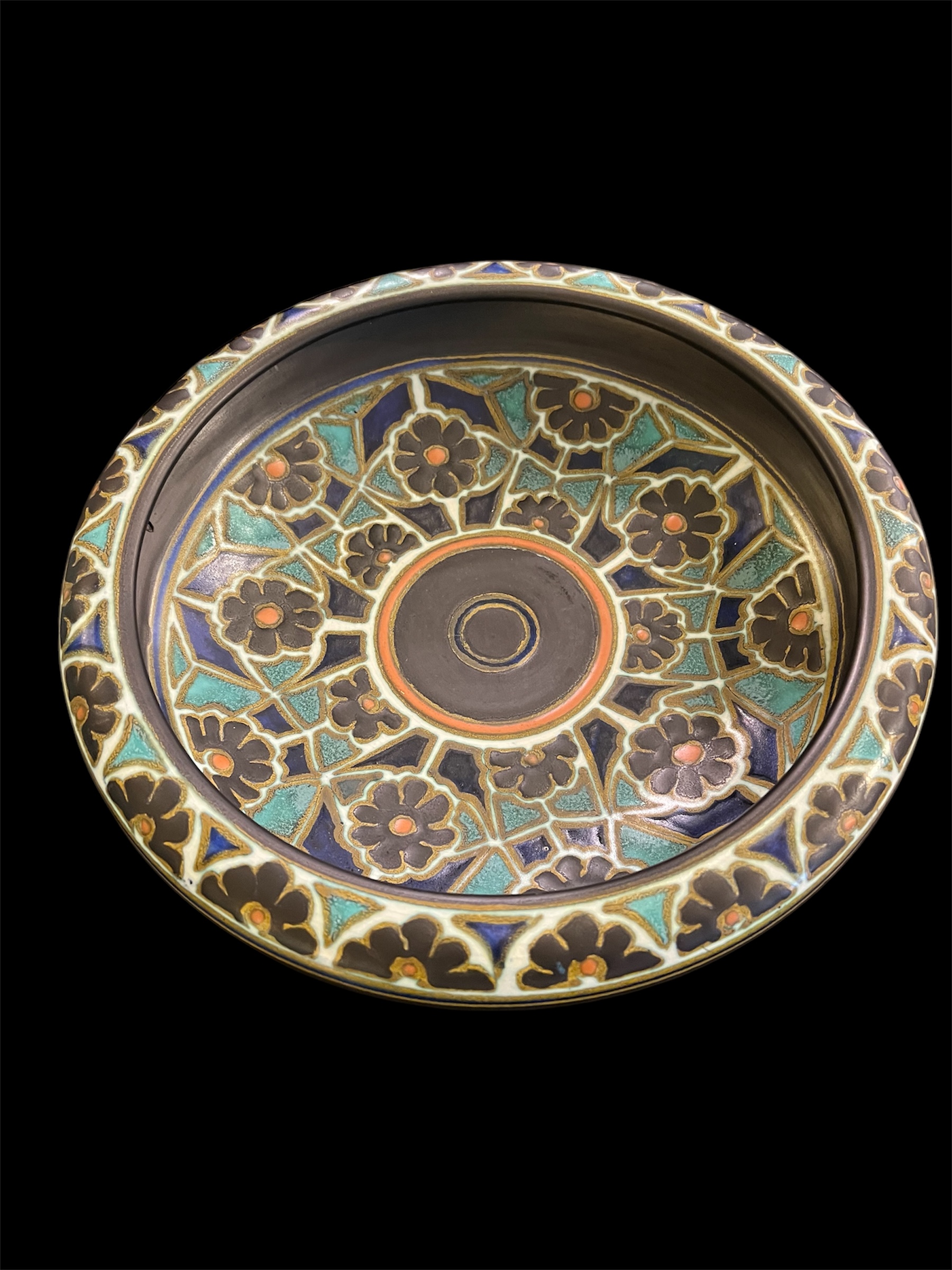 Gouda Art Nouveau Pottery Bowl