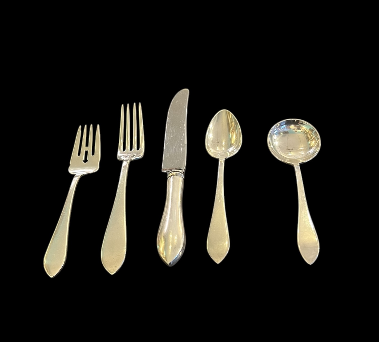 Reed Barton Pointed Antique Sterling Flatware