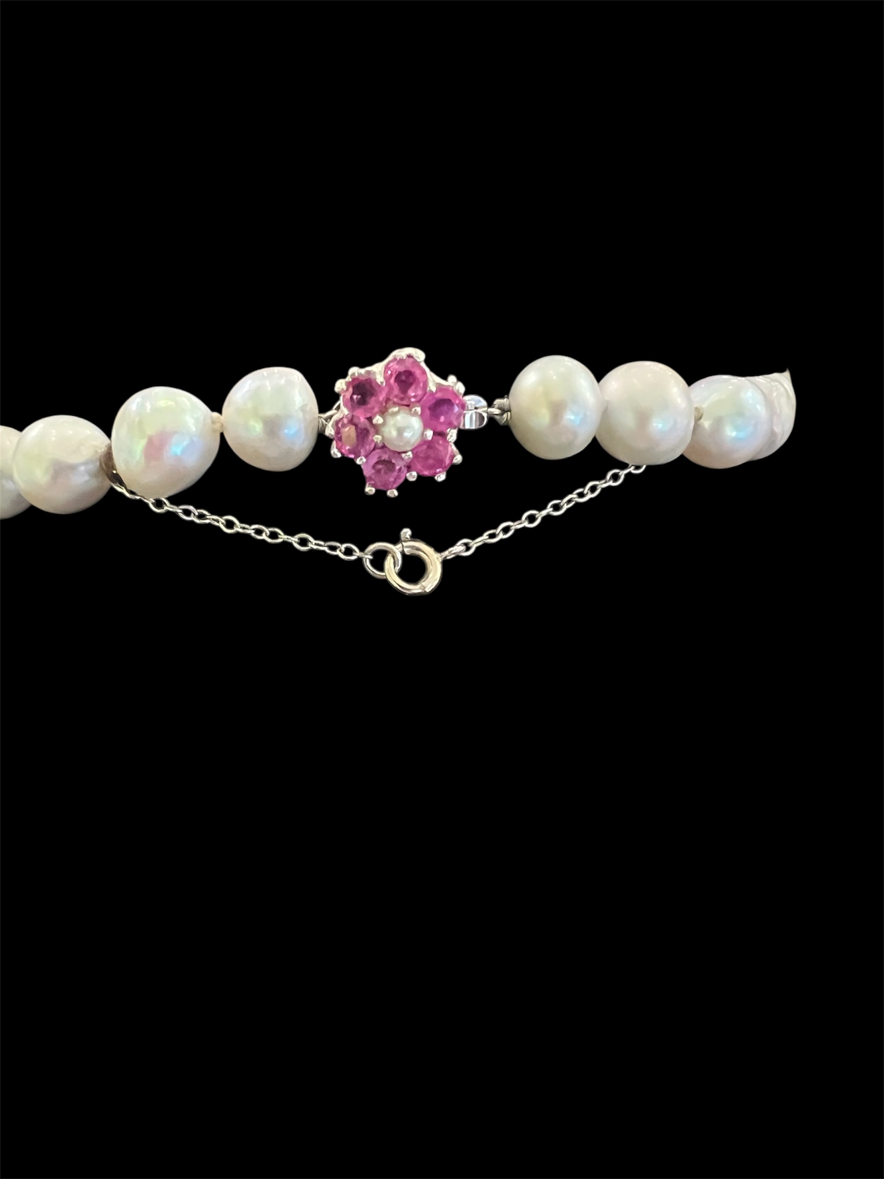 Antique 8mm Natural Pearl Choker