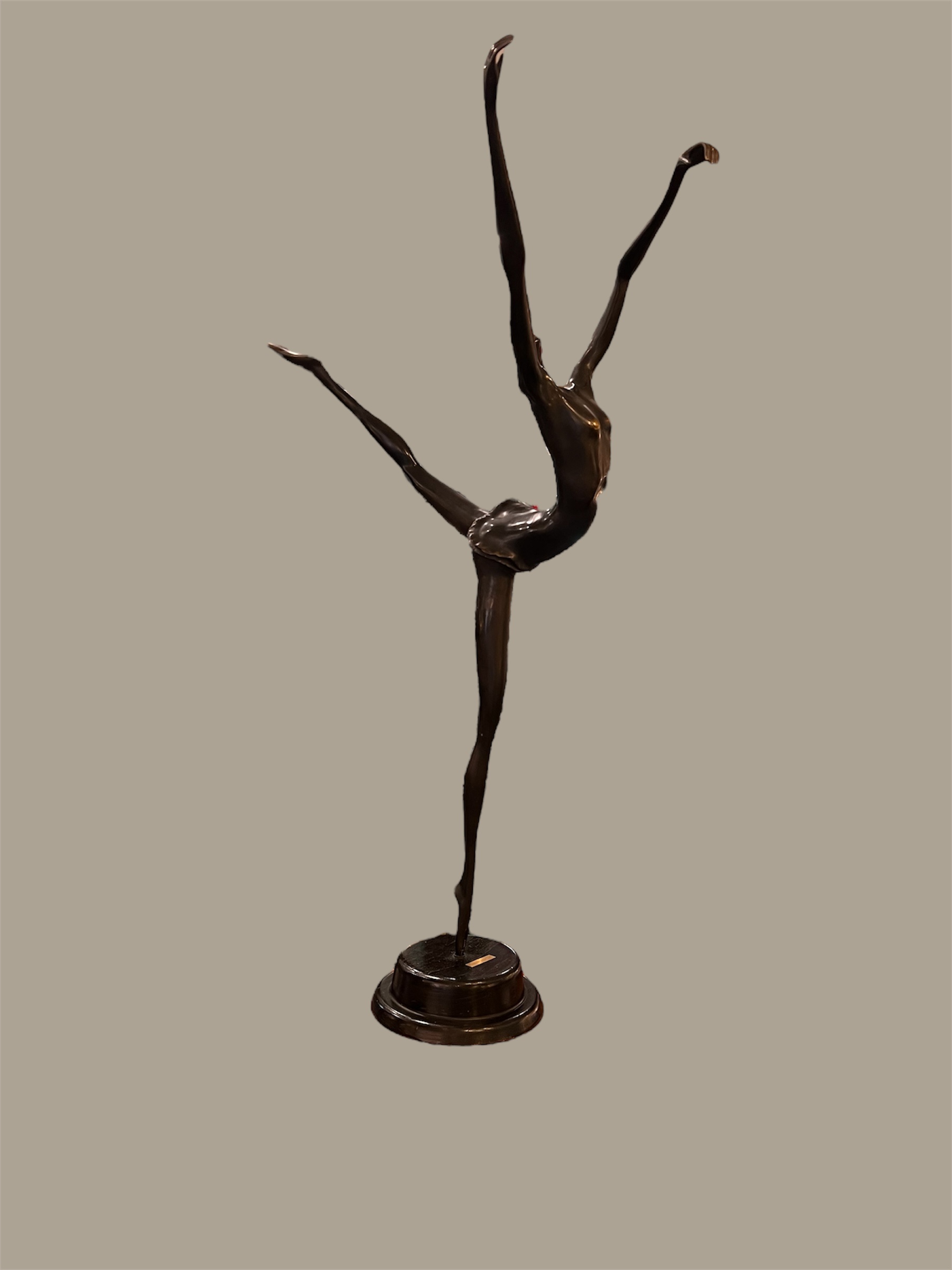 Somchai Signed Bronze Ballerina