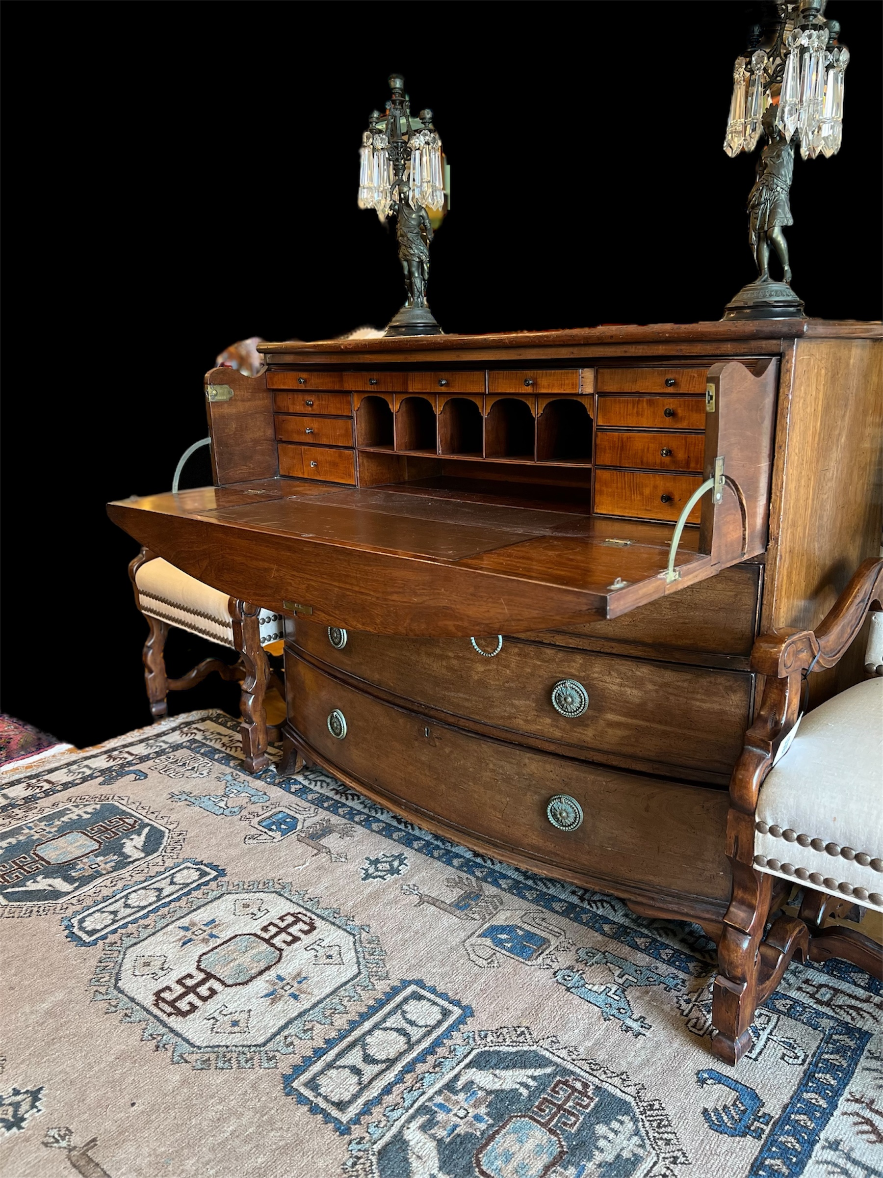 Antique Sheraton Style Butler's Chest