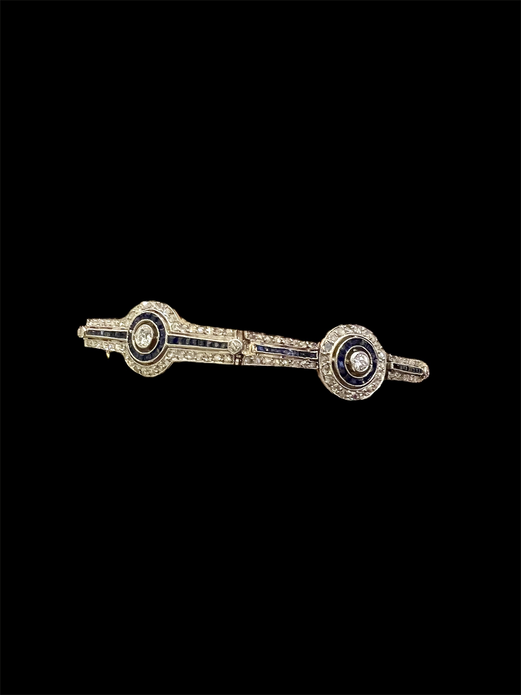 Edwardian Sapphire Diamond Bracelet