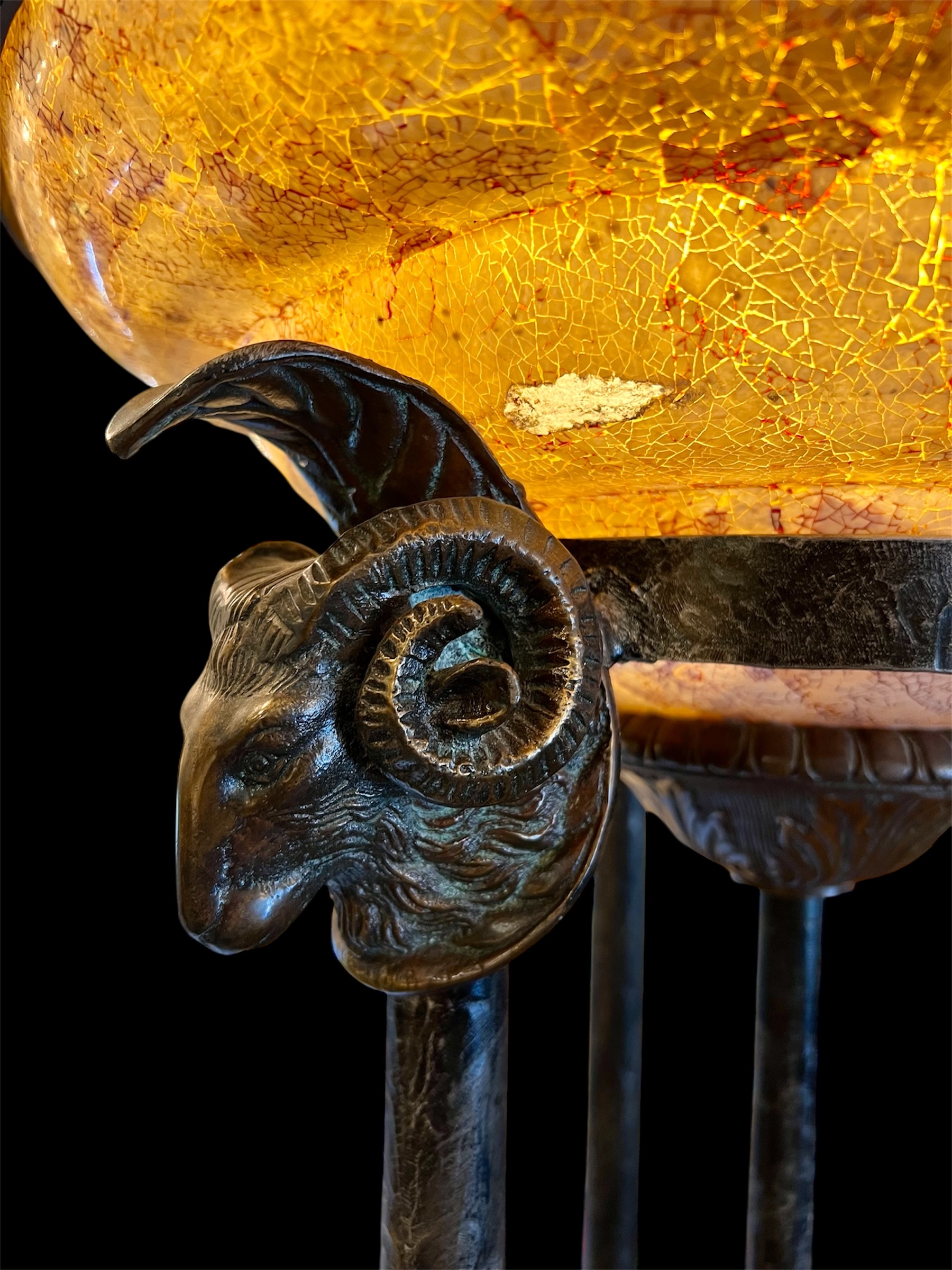 Neoclassical Torchere Floor Lamp