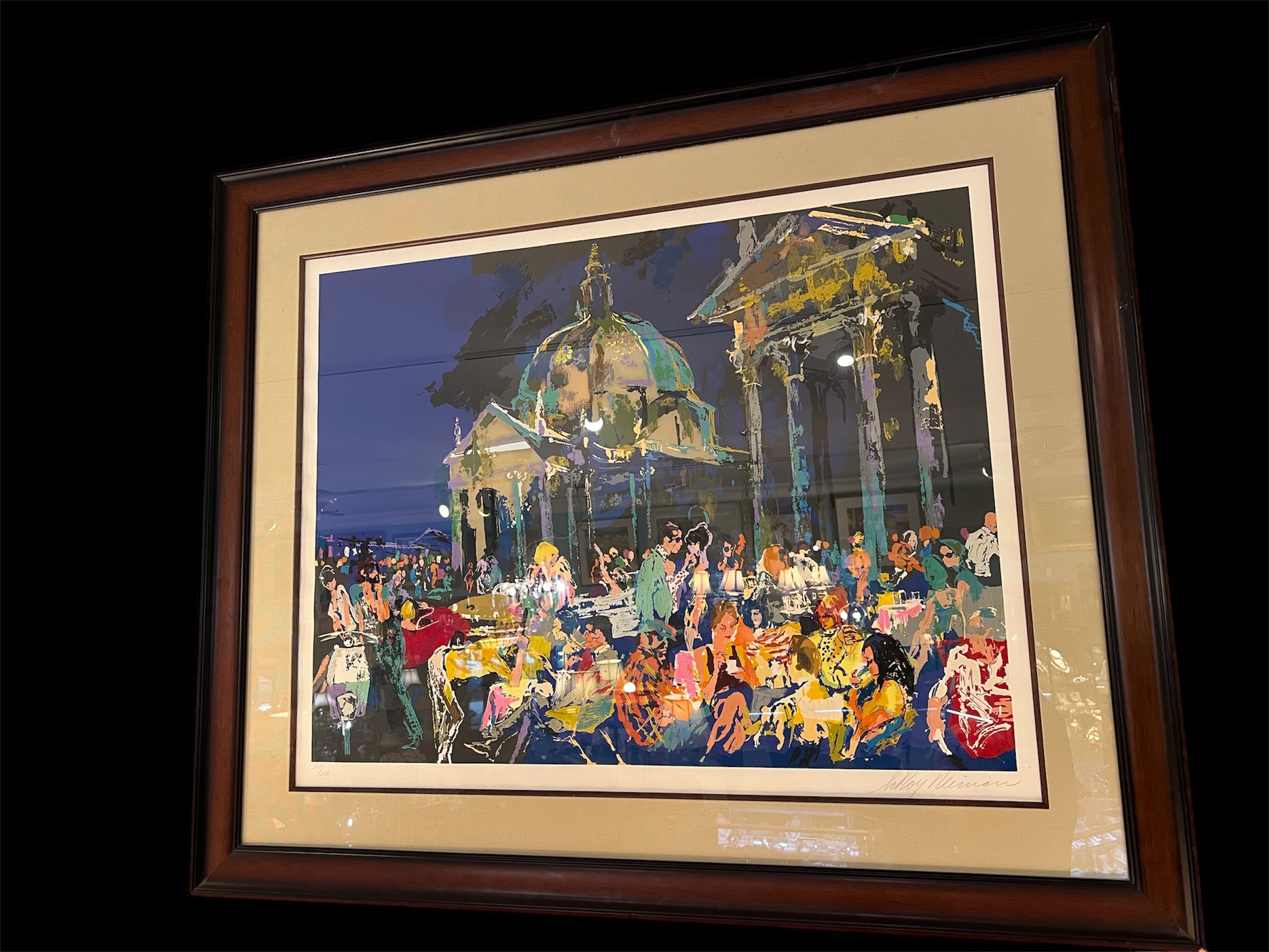 Neiman Signed Serigraph ‘Piazza del Popolo’