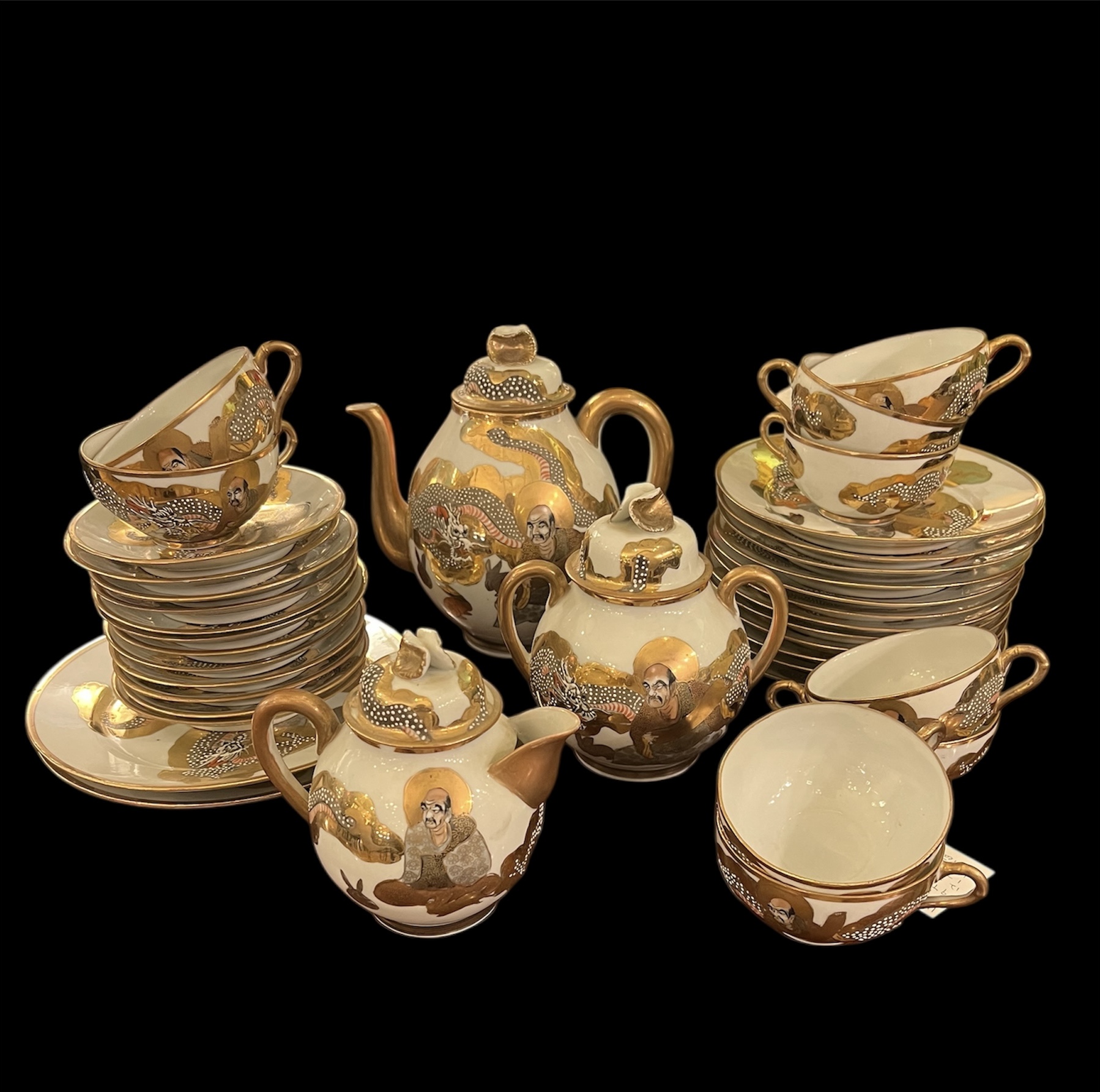 Kutani Porcelain Tea Set