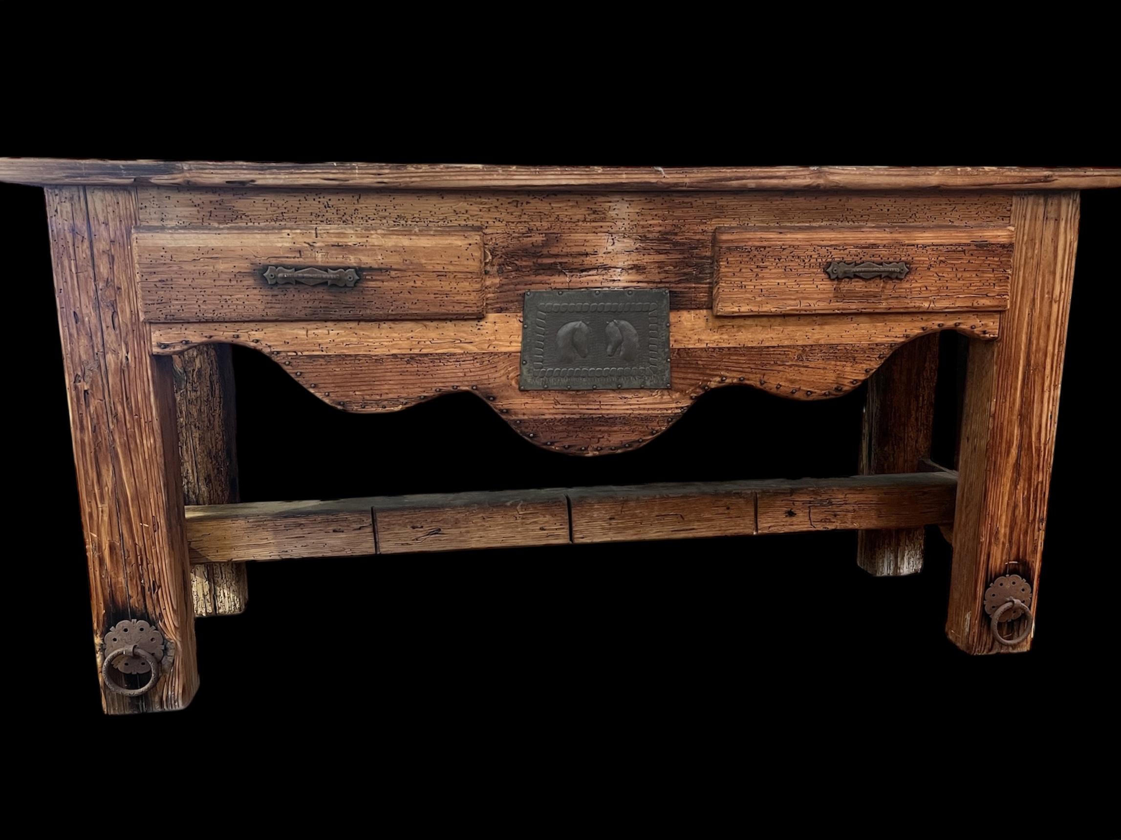 Reclaimed Wood Console Table