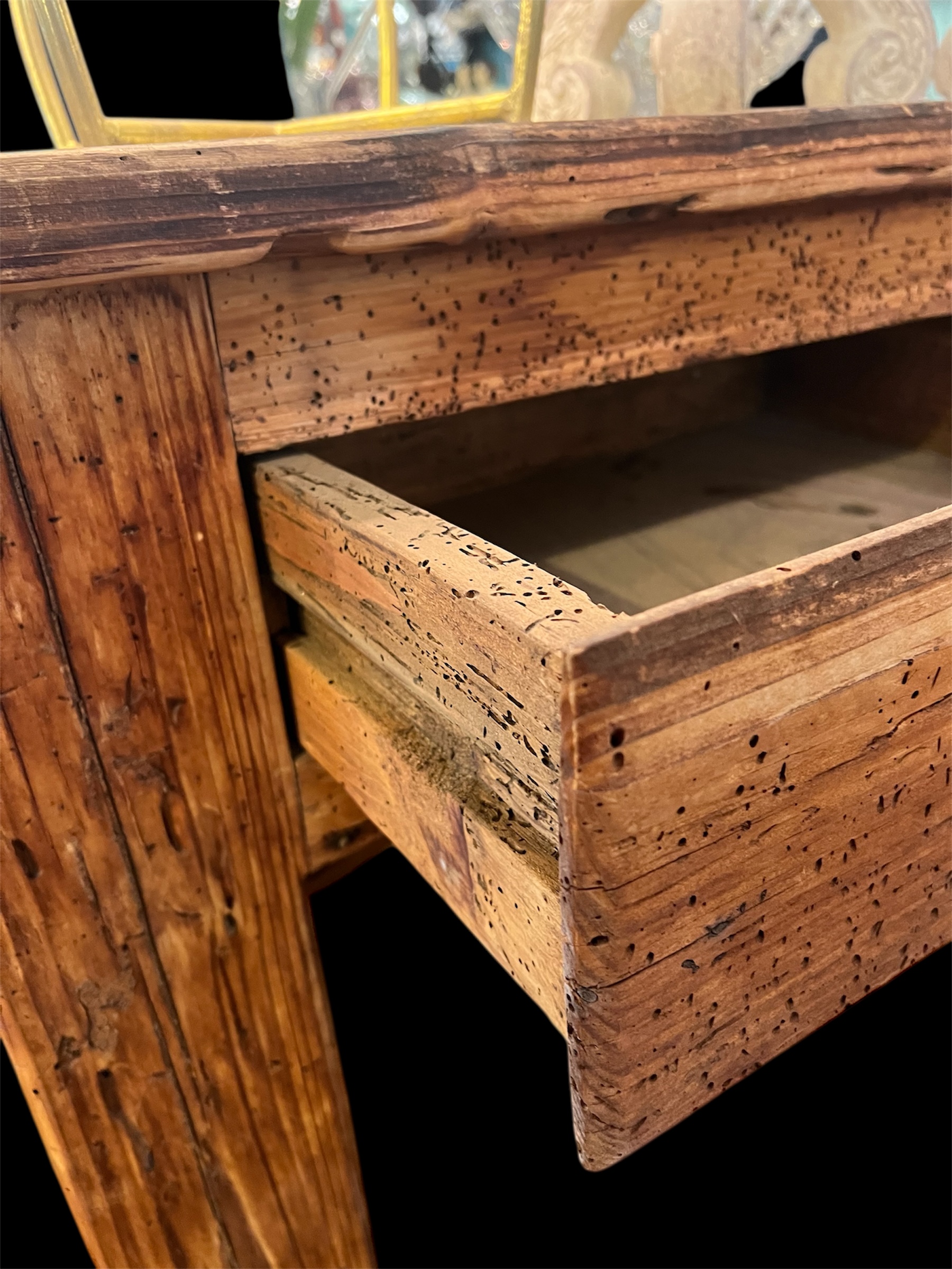 Reclaimed Wood Console Table
